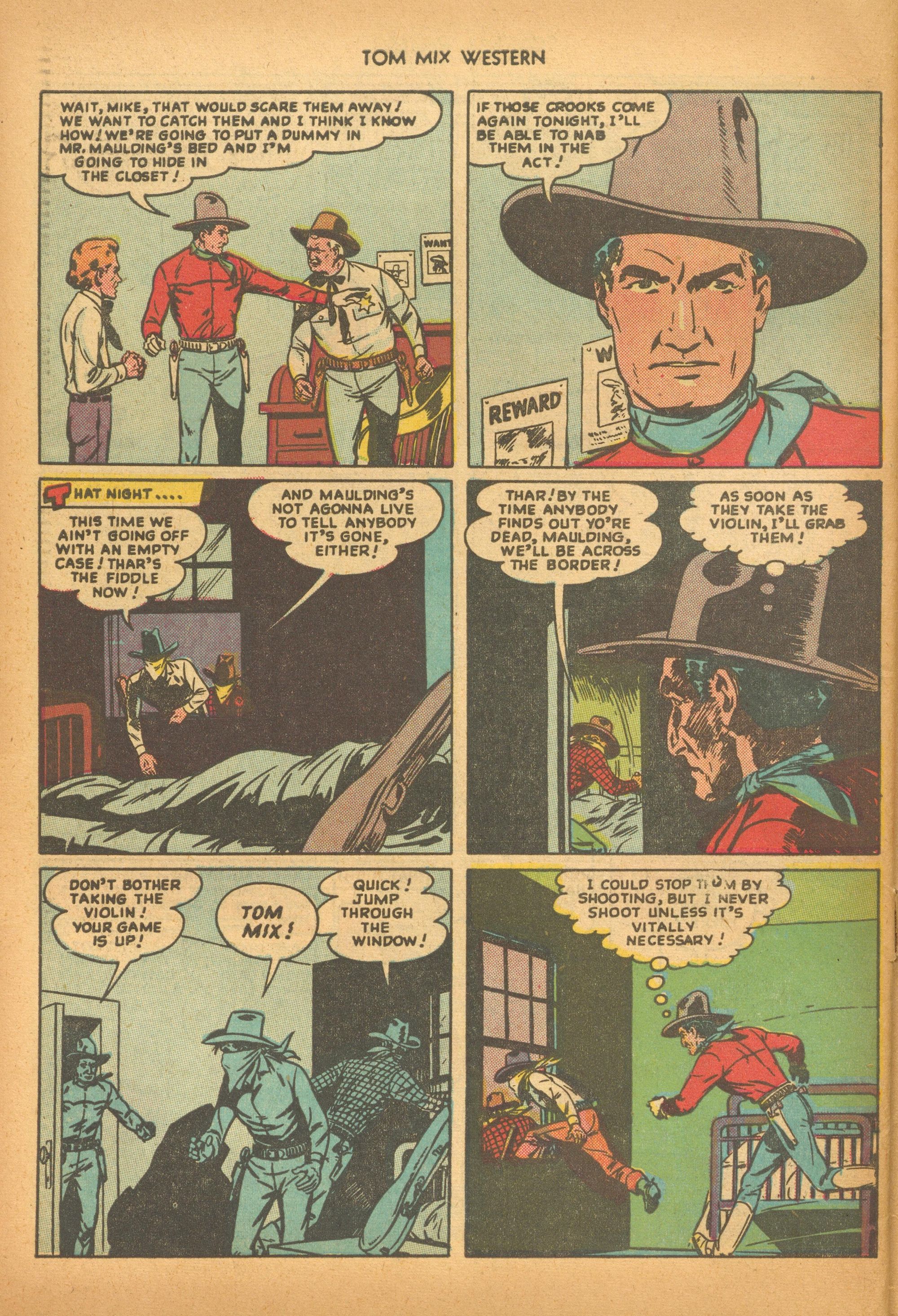 Read online Tom Mix Western (1948) comic -  Issue #19 - 46