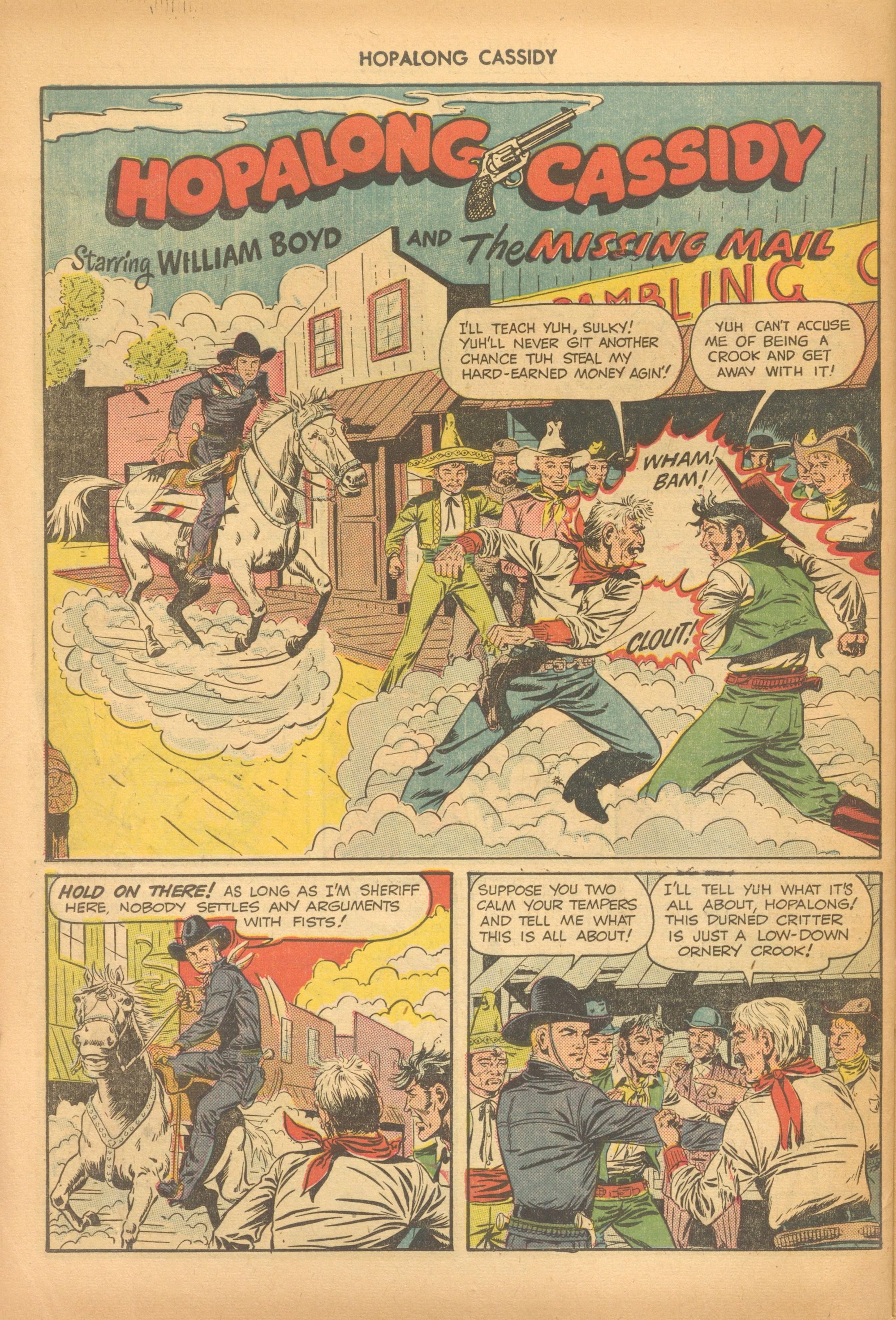Read online Hopalong Cassidy comic -  Issue #43 - 42