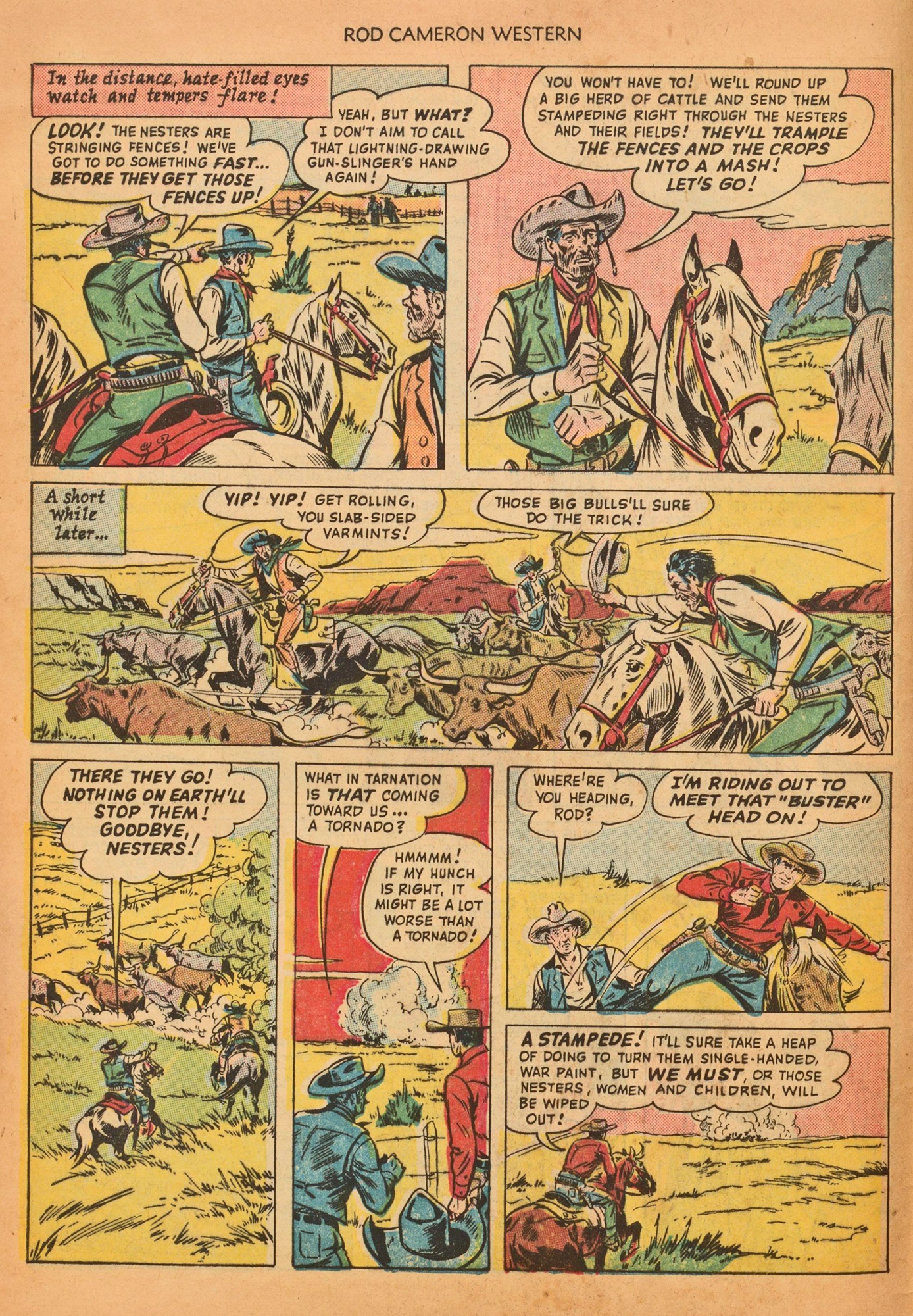 Read online Rod Cameron Western comic -  Issue #2 - 8