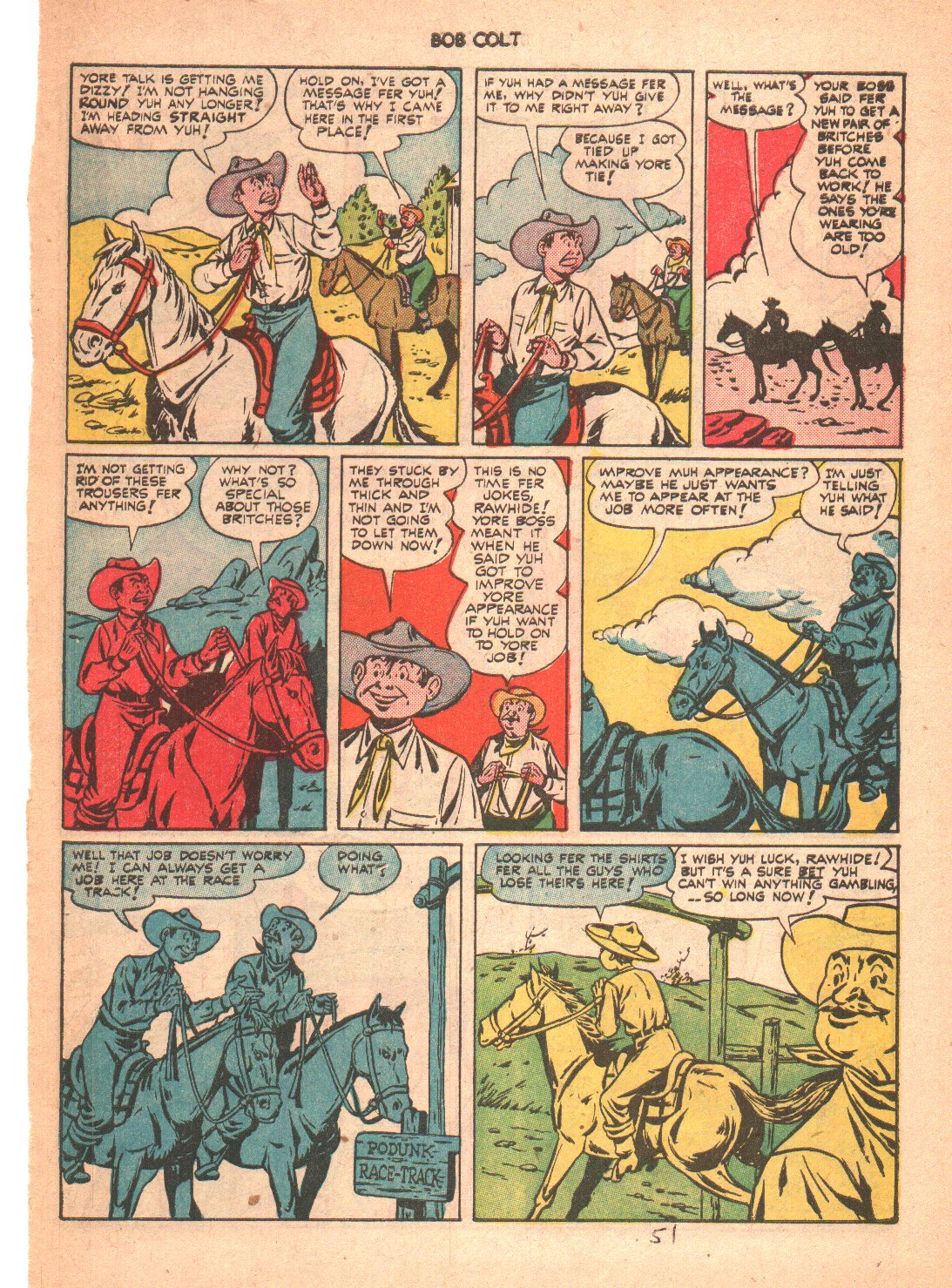 Read online Bob Colt Western comic -  Issue #6 - 18