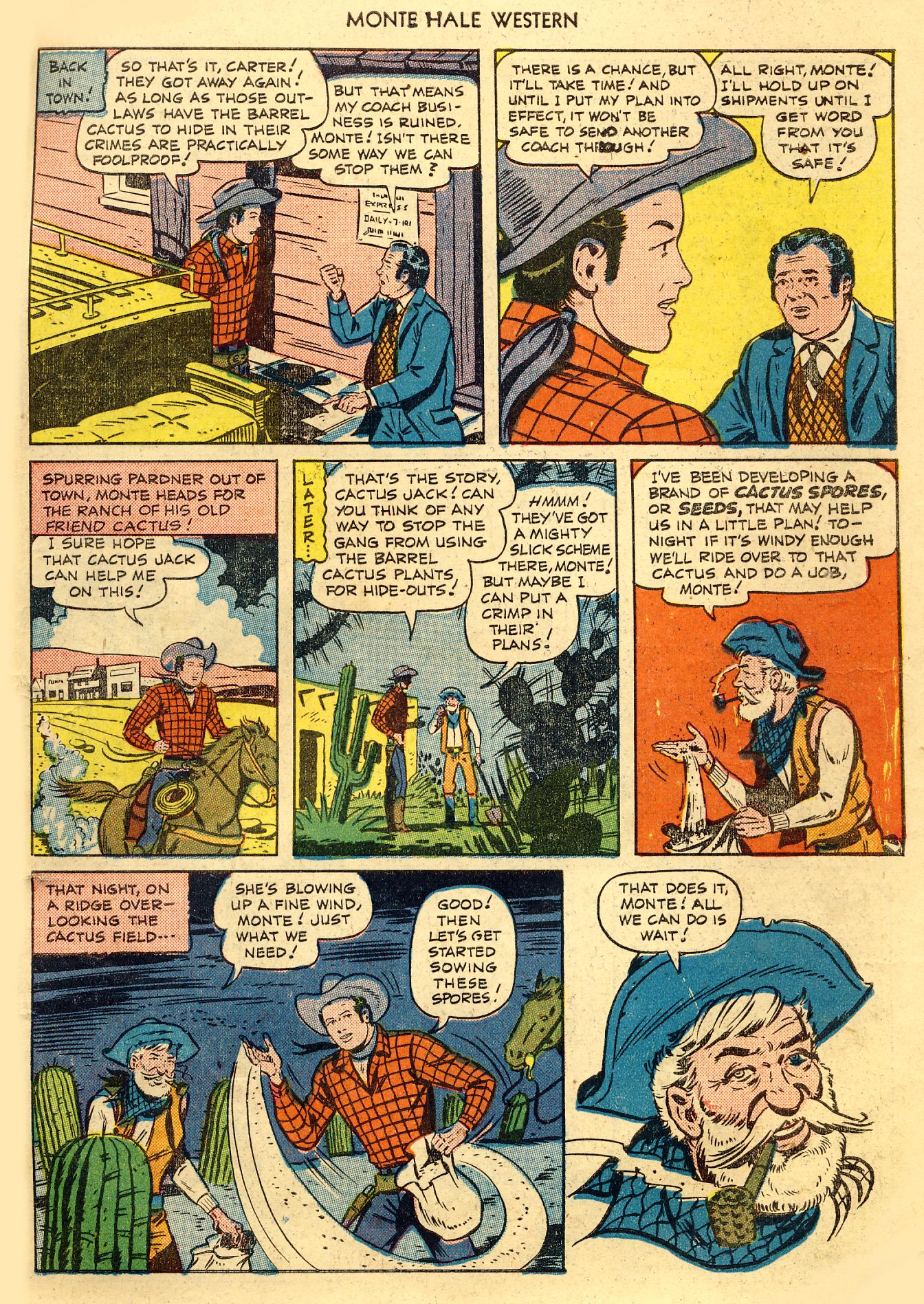 Read online Monte Hale Western comic -  Issue #53 - 6