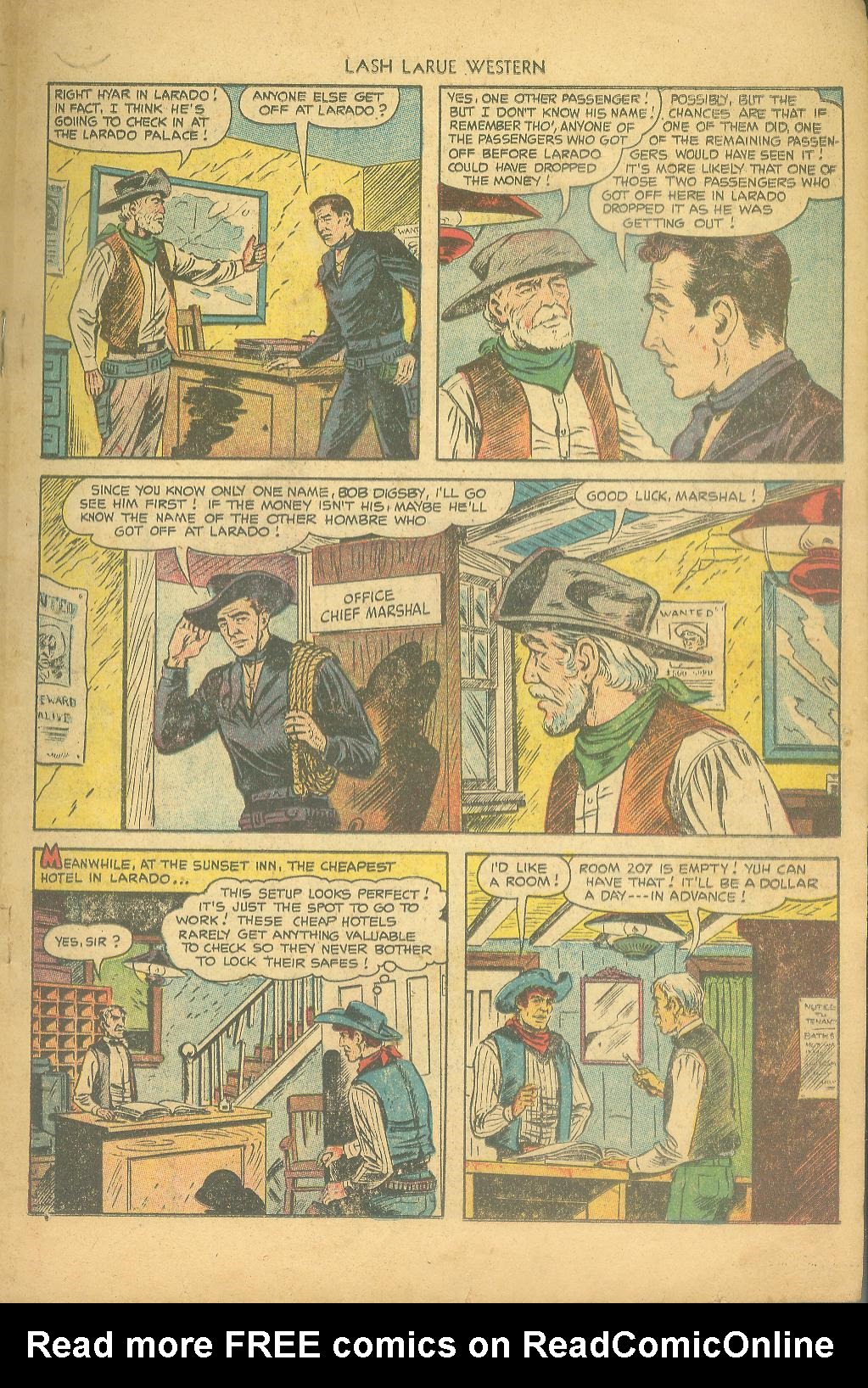 Read online Lash Larue Western (1949) comic -  Issue #43 - 19