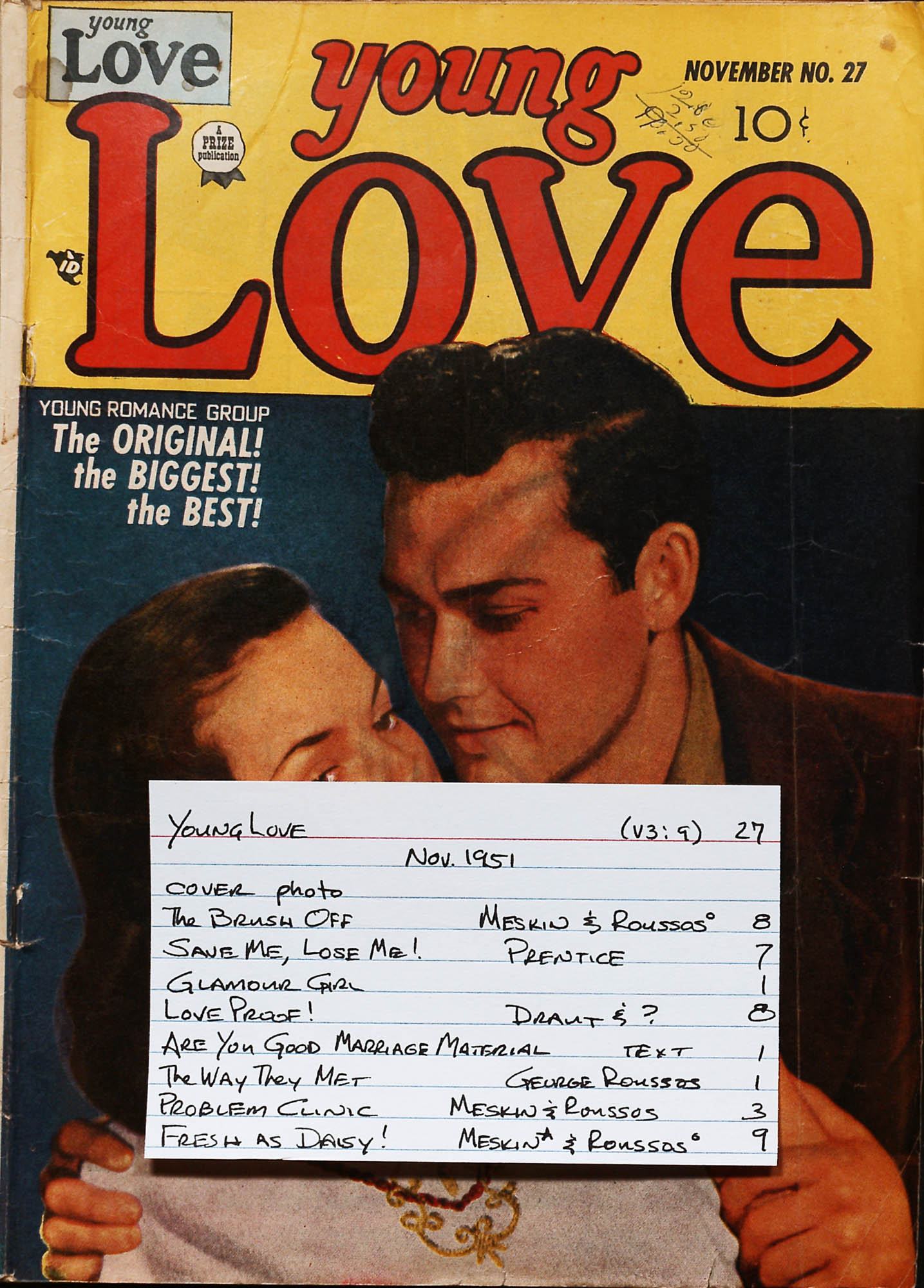 Read online Young Love (1949) comic -  Issue #27 - 53