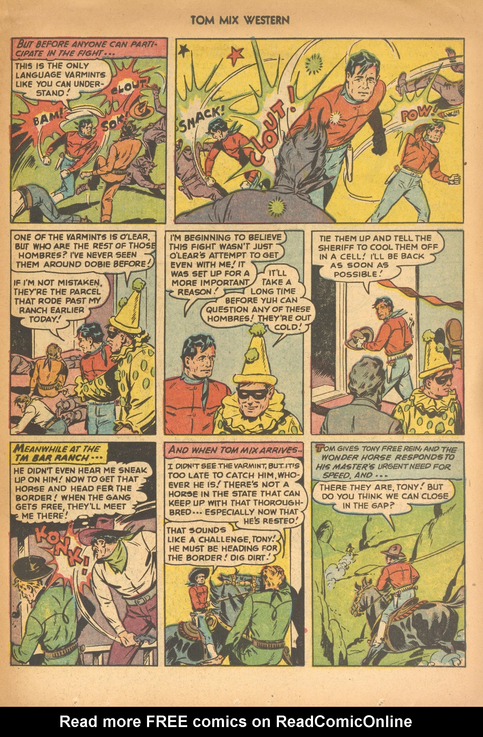Read online Tom Mix Western (1948) comic -  Issue #57 - 23