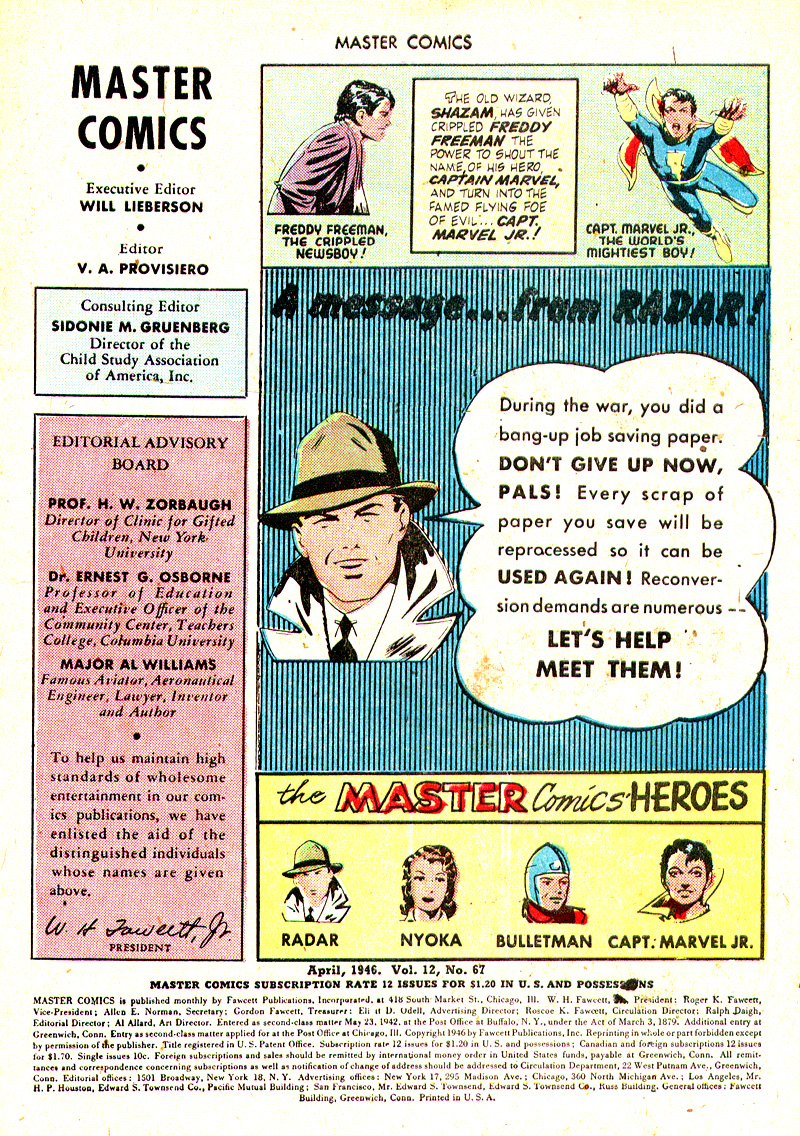 Read online Master Comics comic -  Issue #67 - 1
