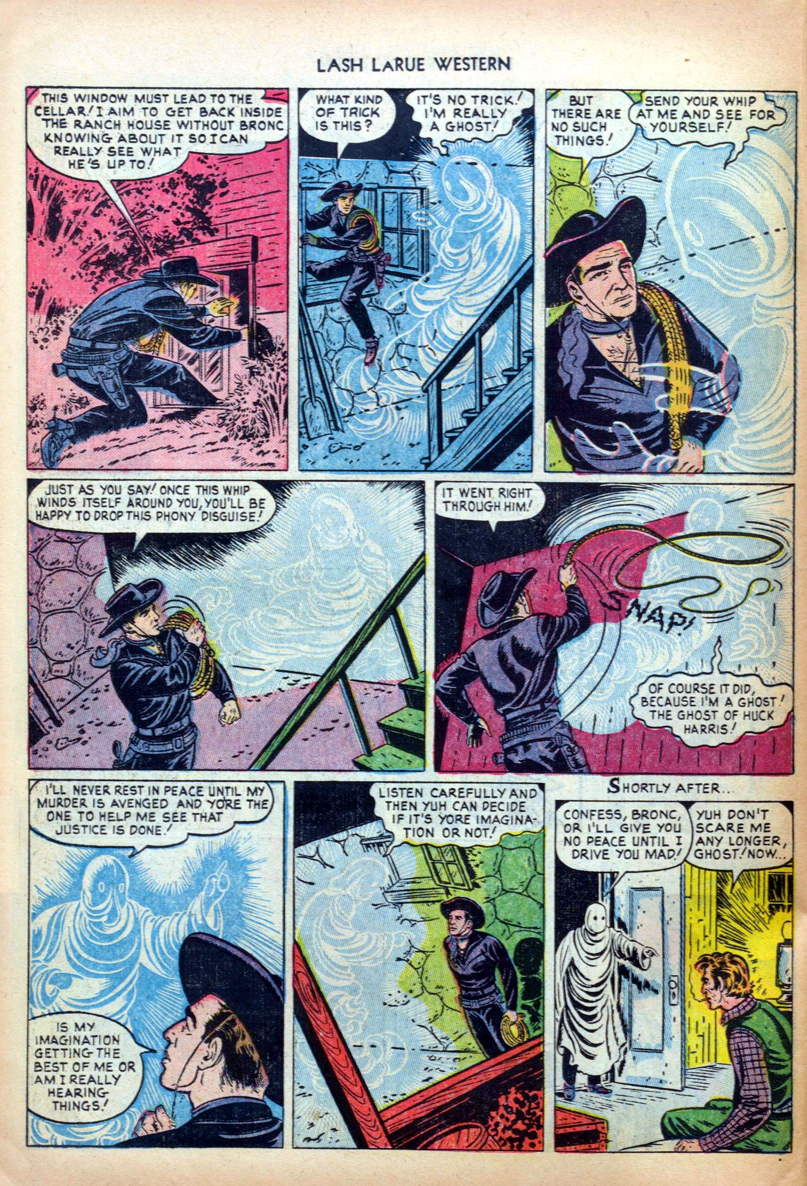 Read online Lash Larue Western (1949) comic -  Issue #31 - 22