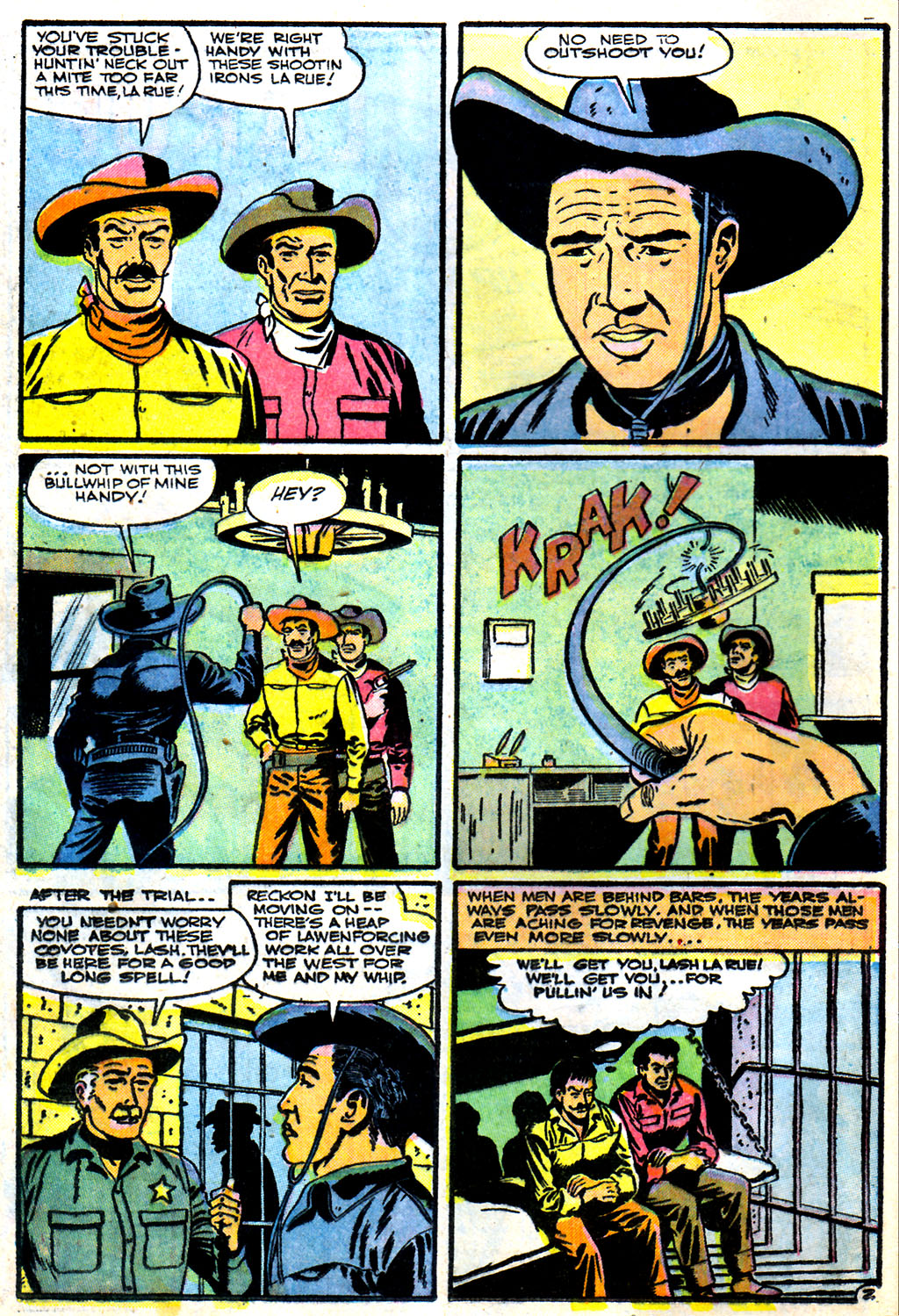 Read online Lash Larue Western (1949) comic -  Issue #59 - 12