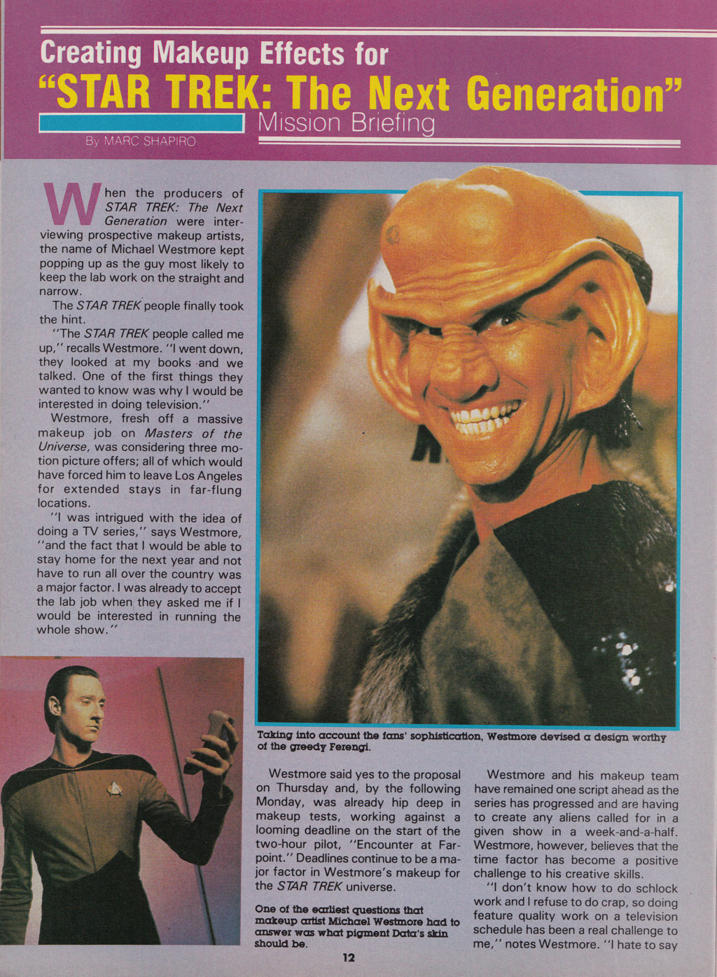 Read online Star Trek The Next Generation (1990) comic -  Issue #16 - 12
