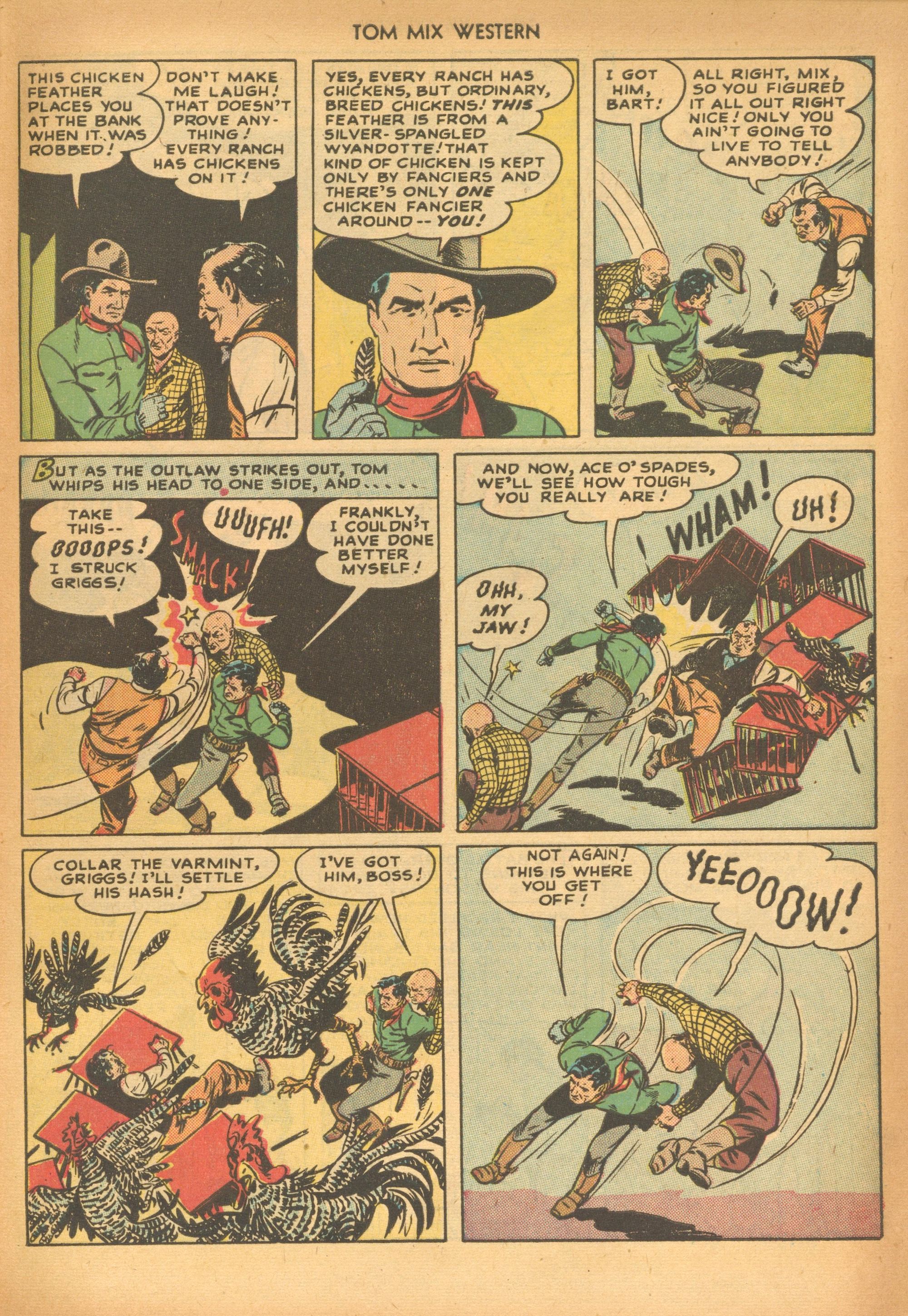 Read online Tom Mix Western (1948) comic -  Issue #16 - 33