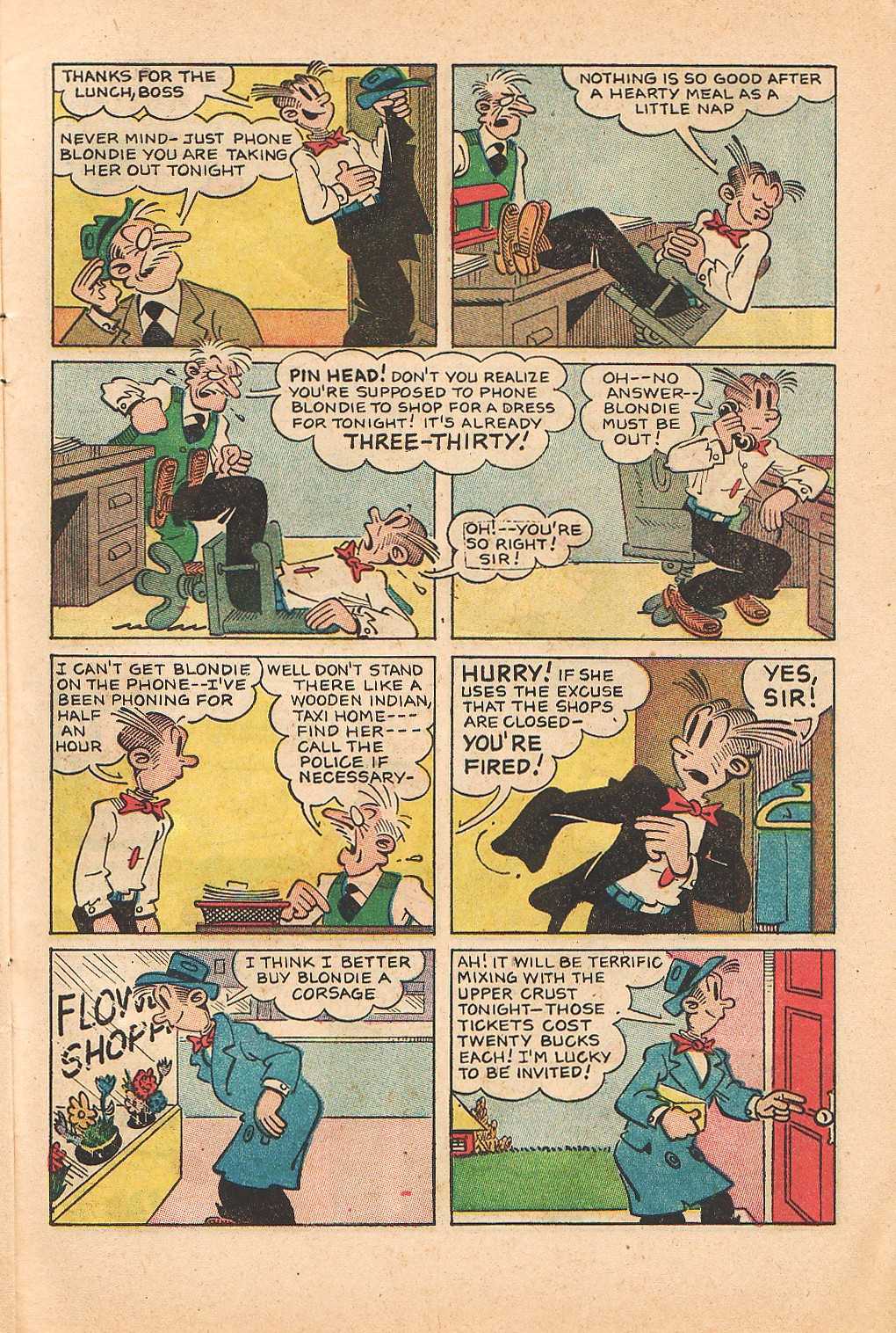 Read online Blondie Comics (1960) comic -  Issue #143 - 7