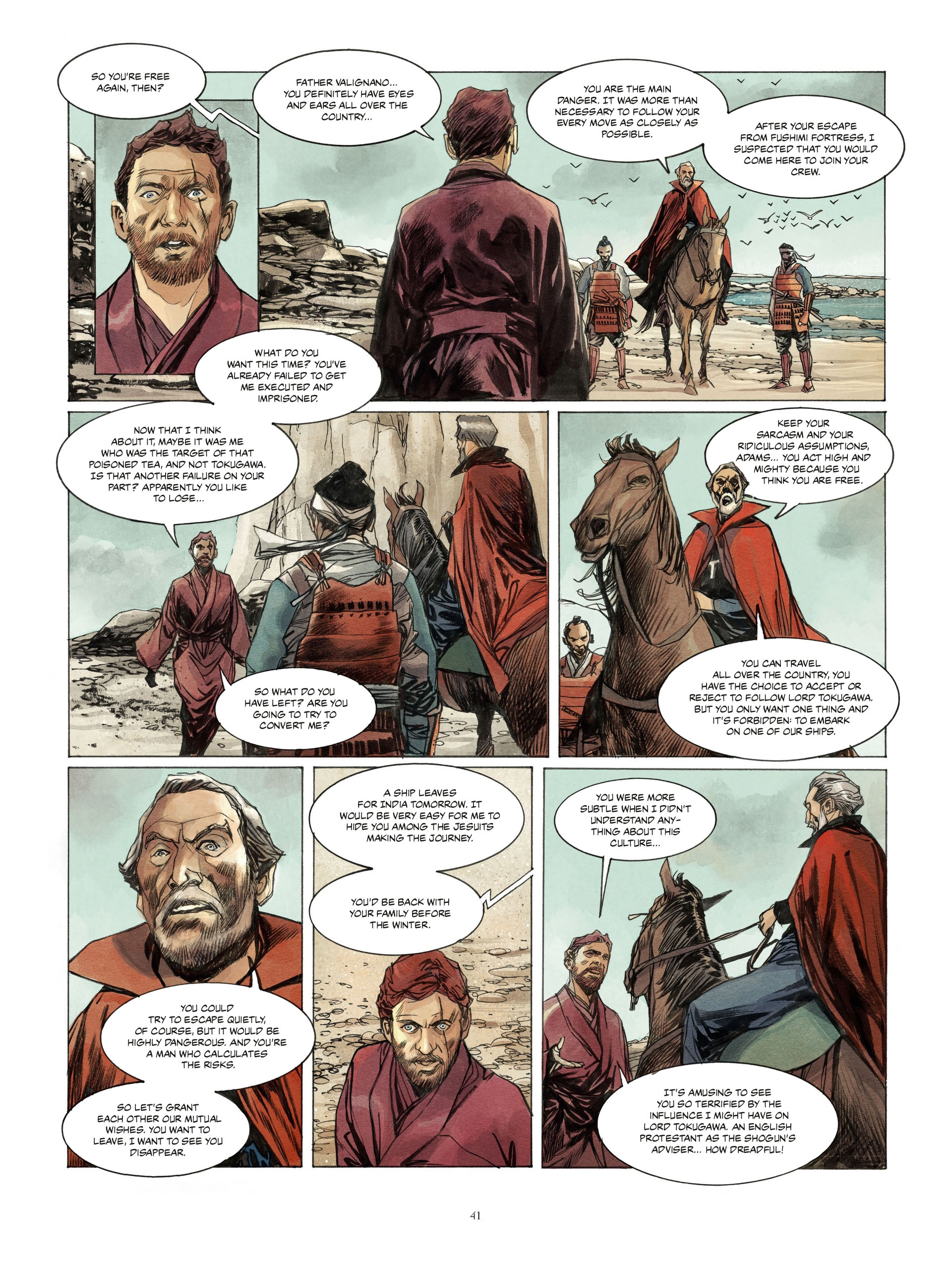 Read online William Adams, Samuraj comic -  Issue #2 - 41