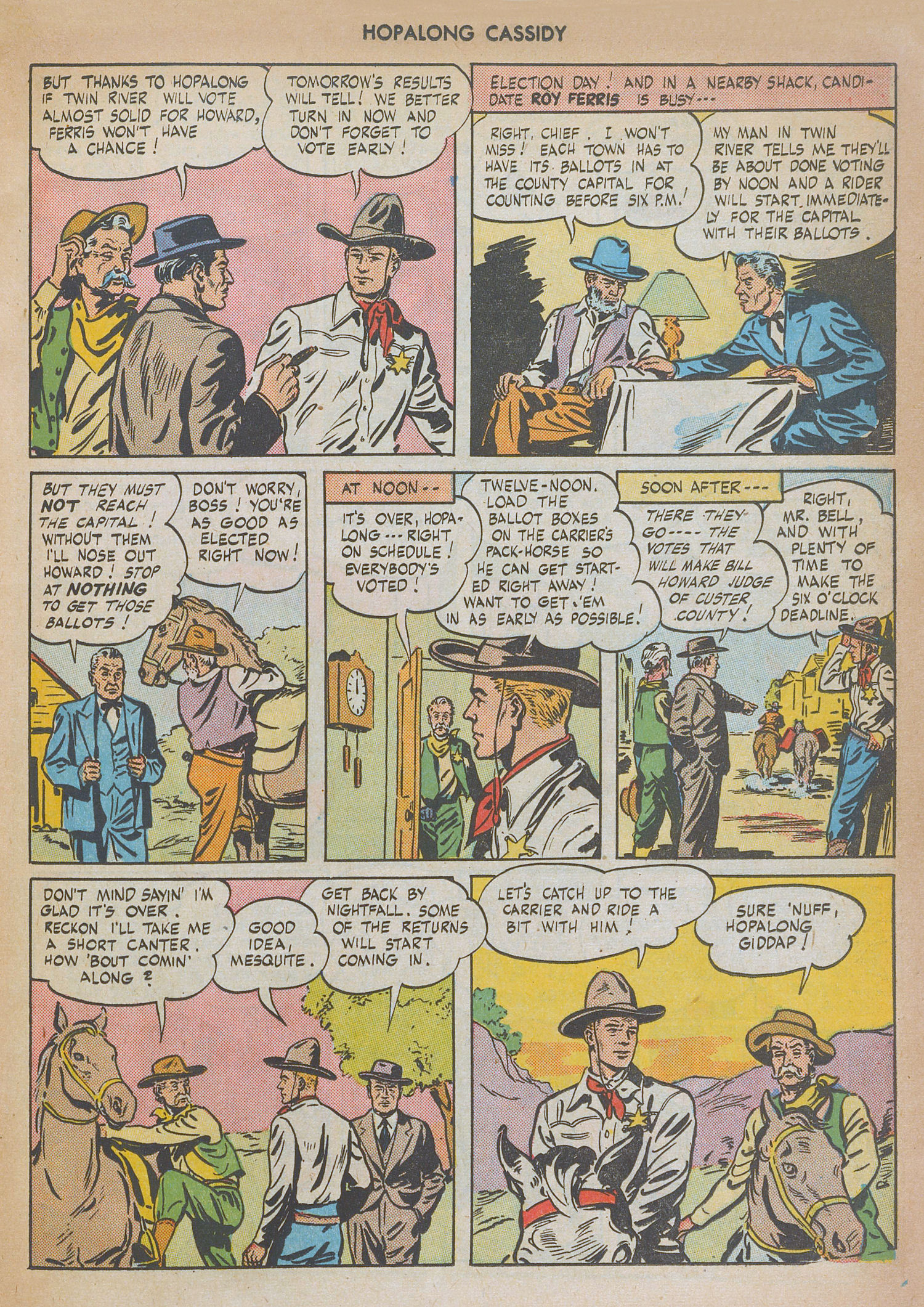 Read online Hopalong Cassidy comic -  Issue #4 - 25