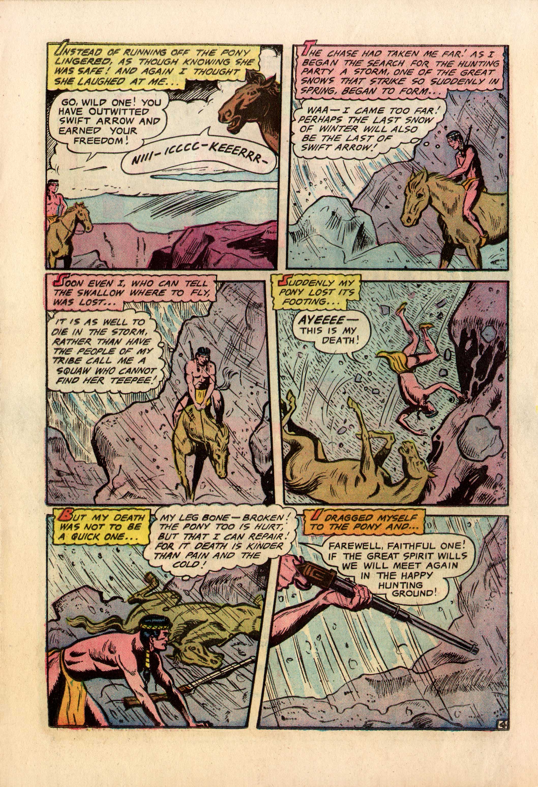 Read online Swift Arrow (1957) comic -  Issue #1 - 16