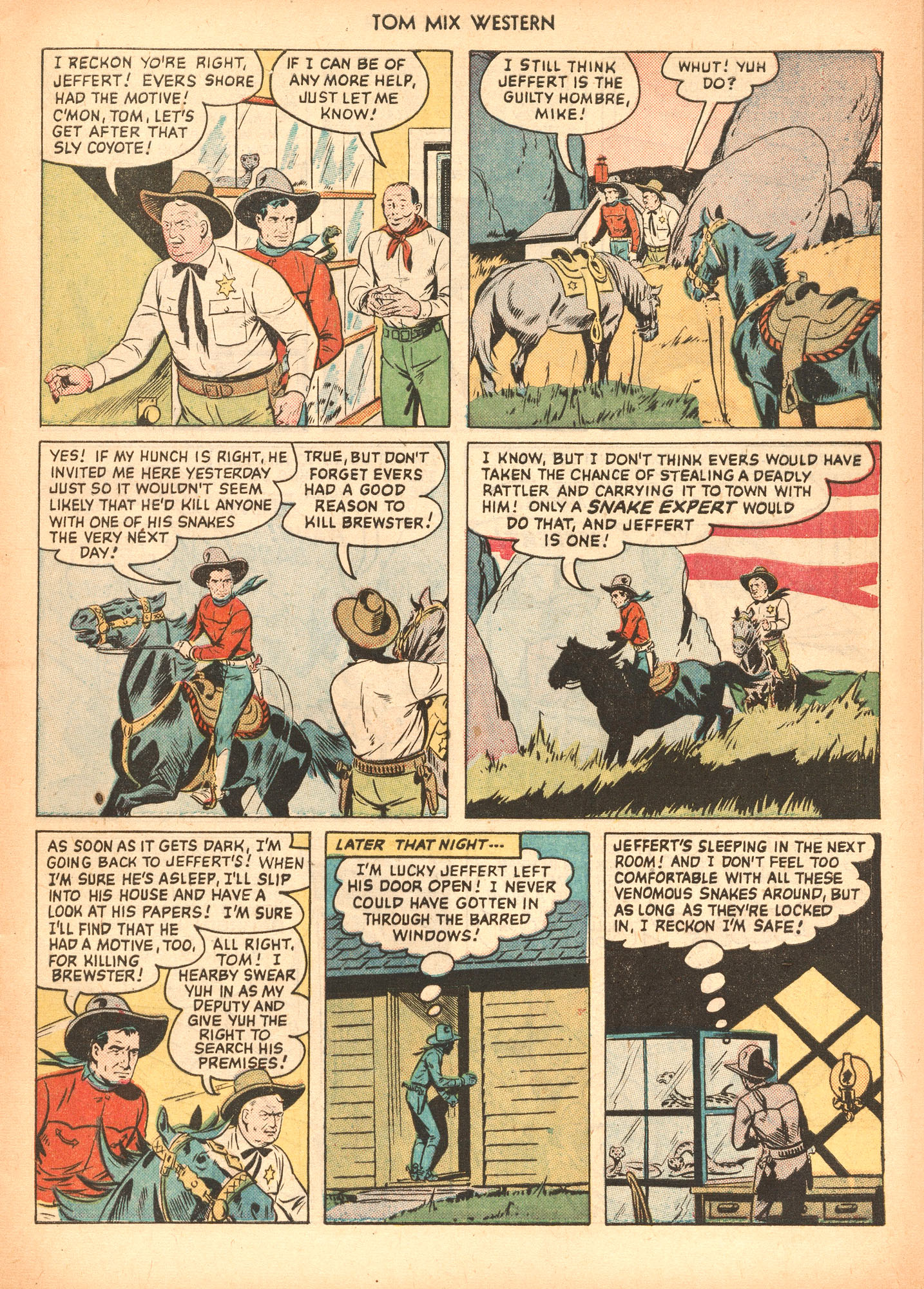 Read online Tom Mix Western (1948) comic -  Issue #40 - 21