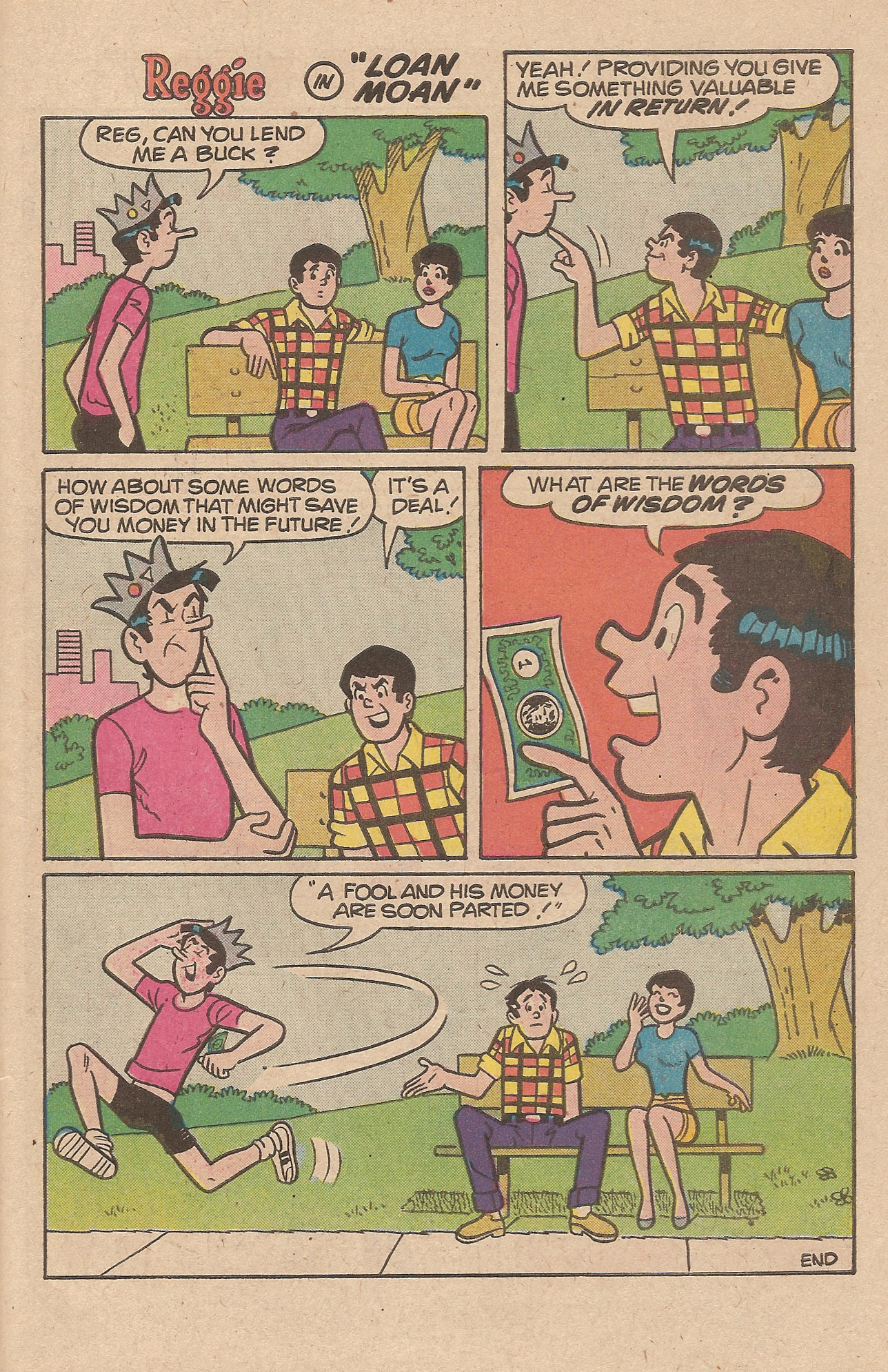 Read online Reggie's Wise Guy Jokes comic -  Issue #47 - 31