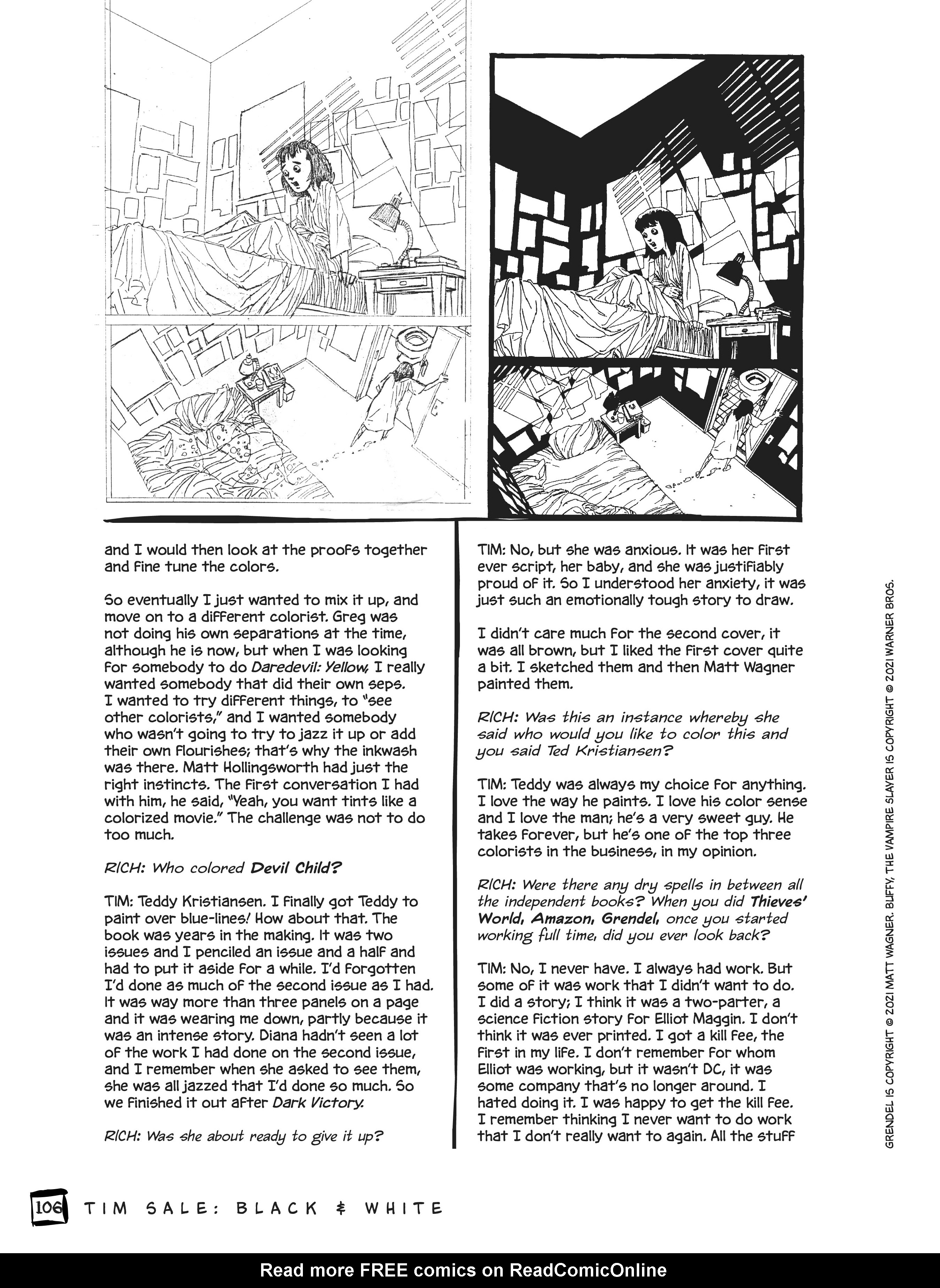 Read online Drawing Heroes in the Backyard: Tim Sale Black and White, Revised and Expanded comic -  Issue # TPB (Part 1) - 95