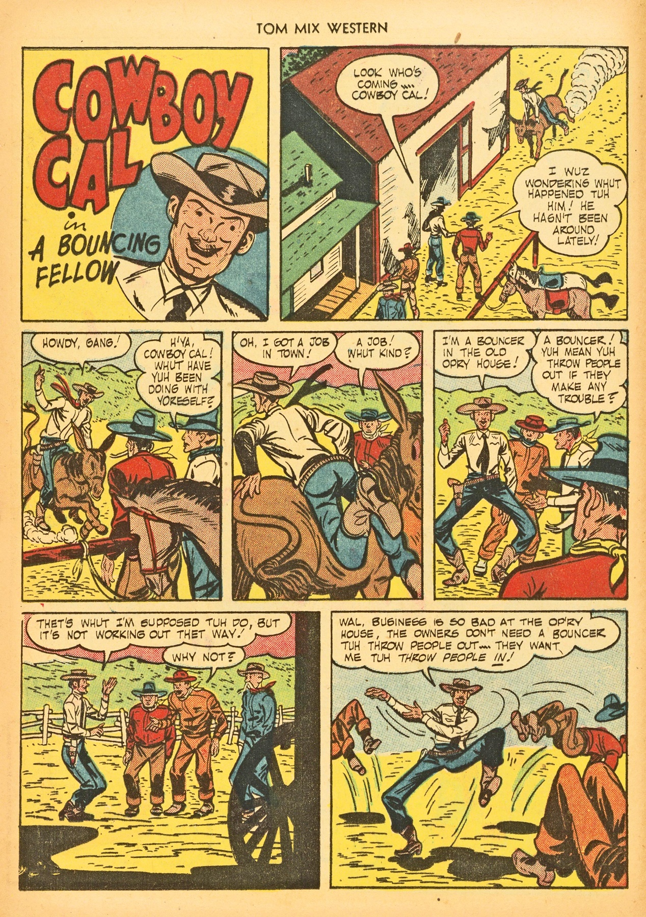 Read online Tom Mix Western (1948) comic -  Issue #21 - 12