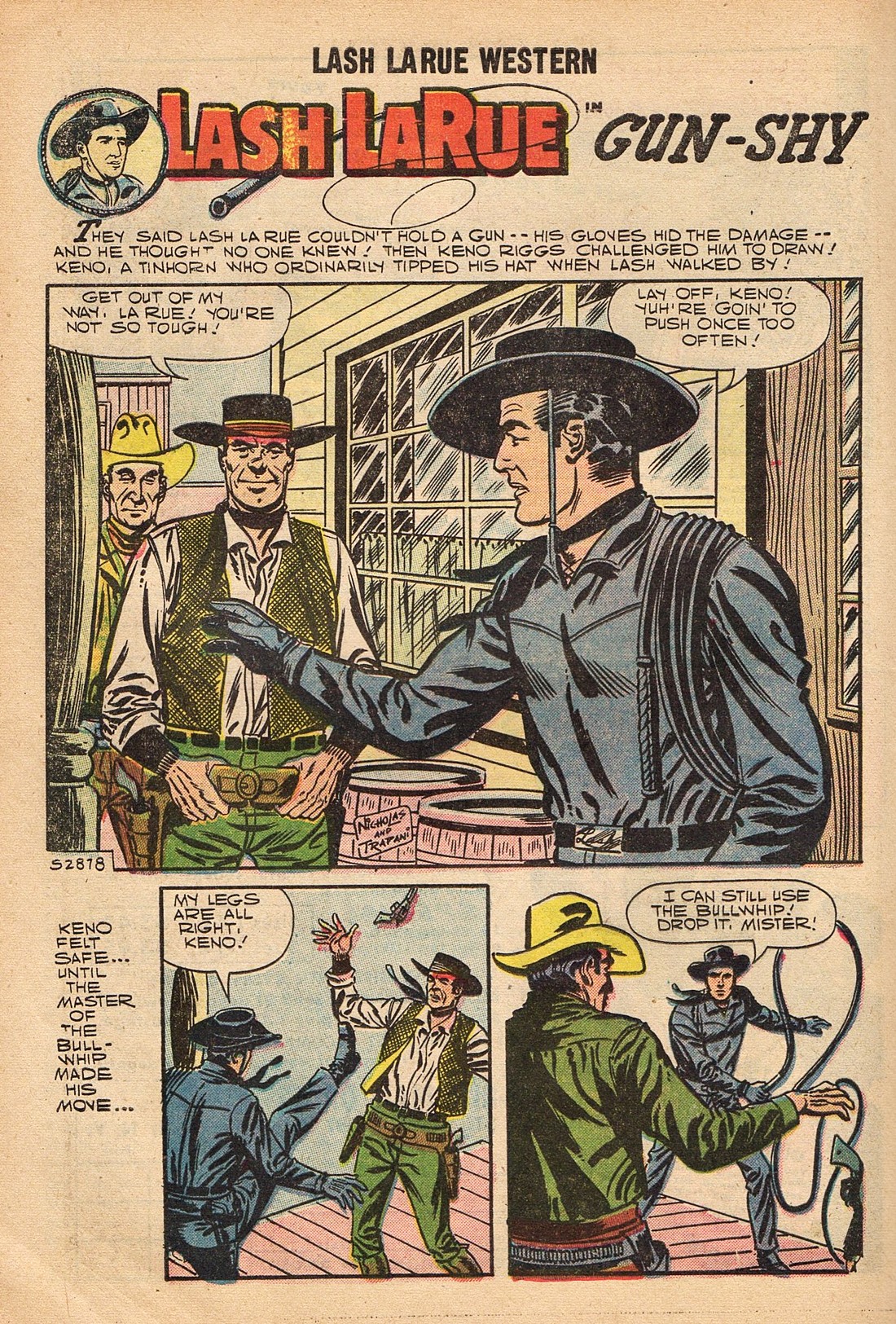Read online Lash Larue Western (1949) comic -  Issue #67 - 54