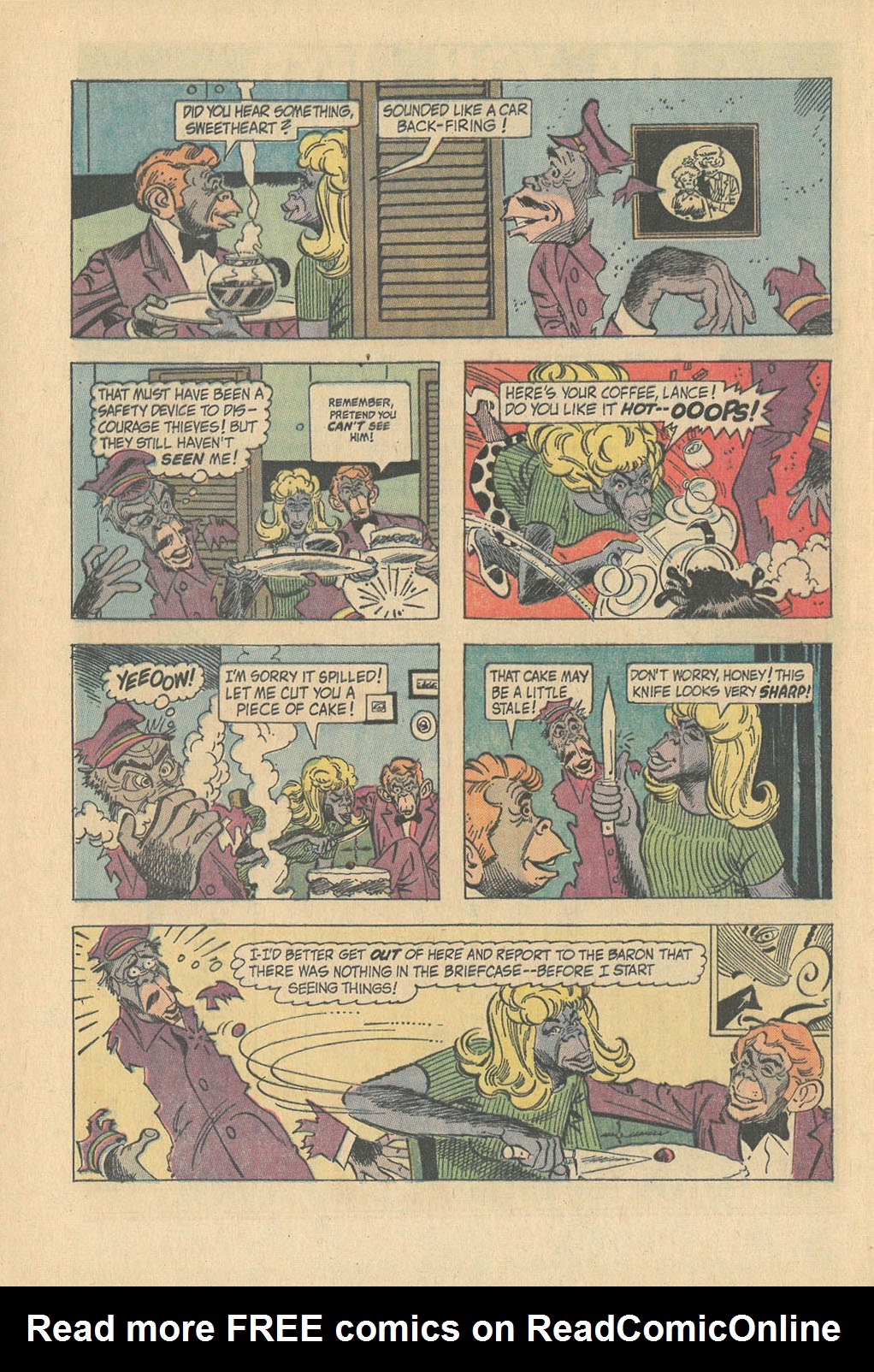 Read online Lancelot Link Secret Chimp comic -  Issue #7 - 8