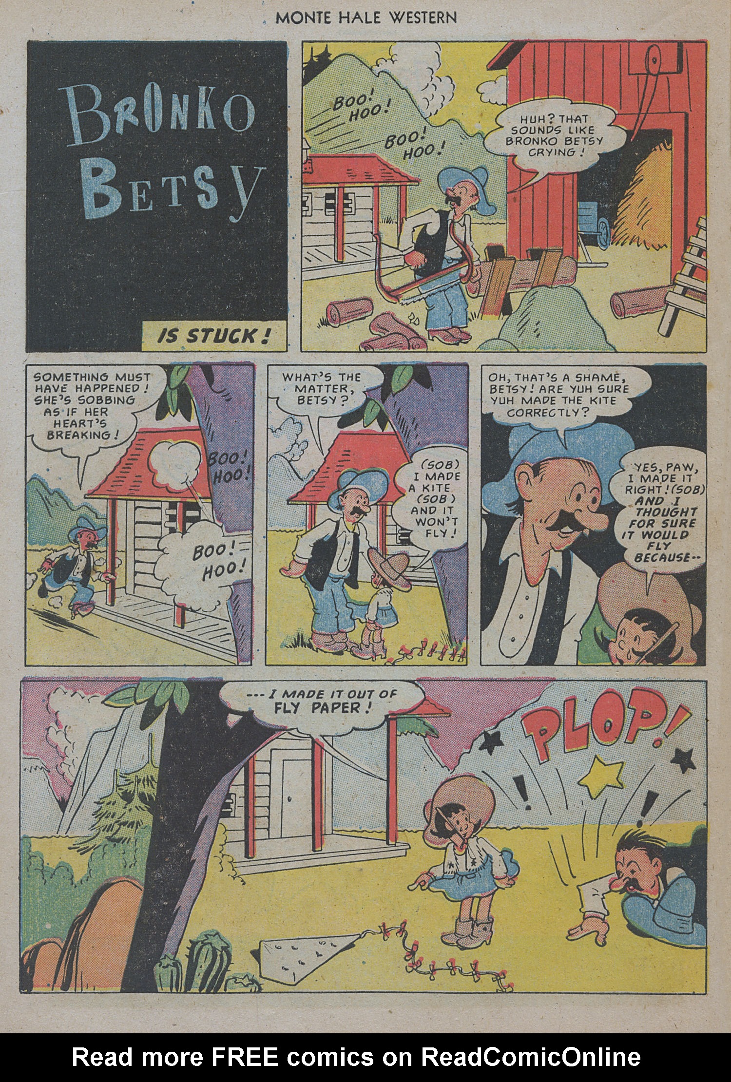 Read online Monte Hale Western comic -  Issue #47 - 34