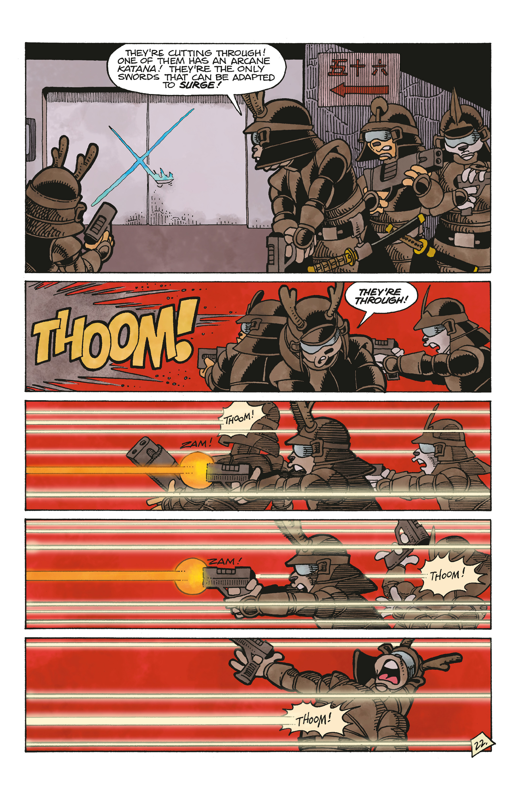 Read online Space Usagi: Death and Honor comic -  Issue #1 - 23