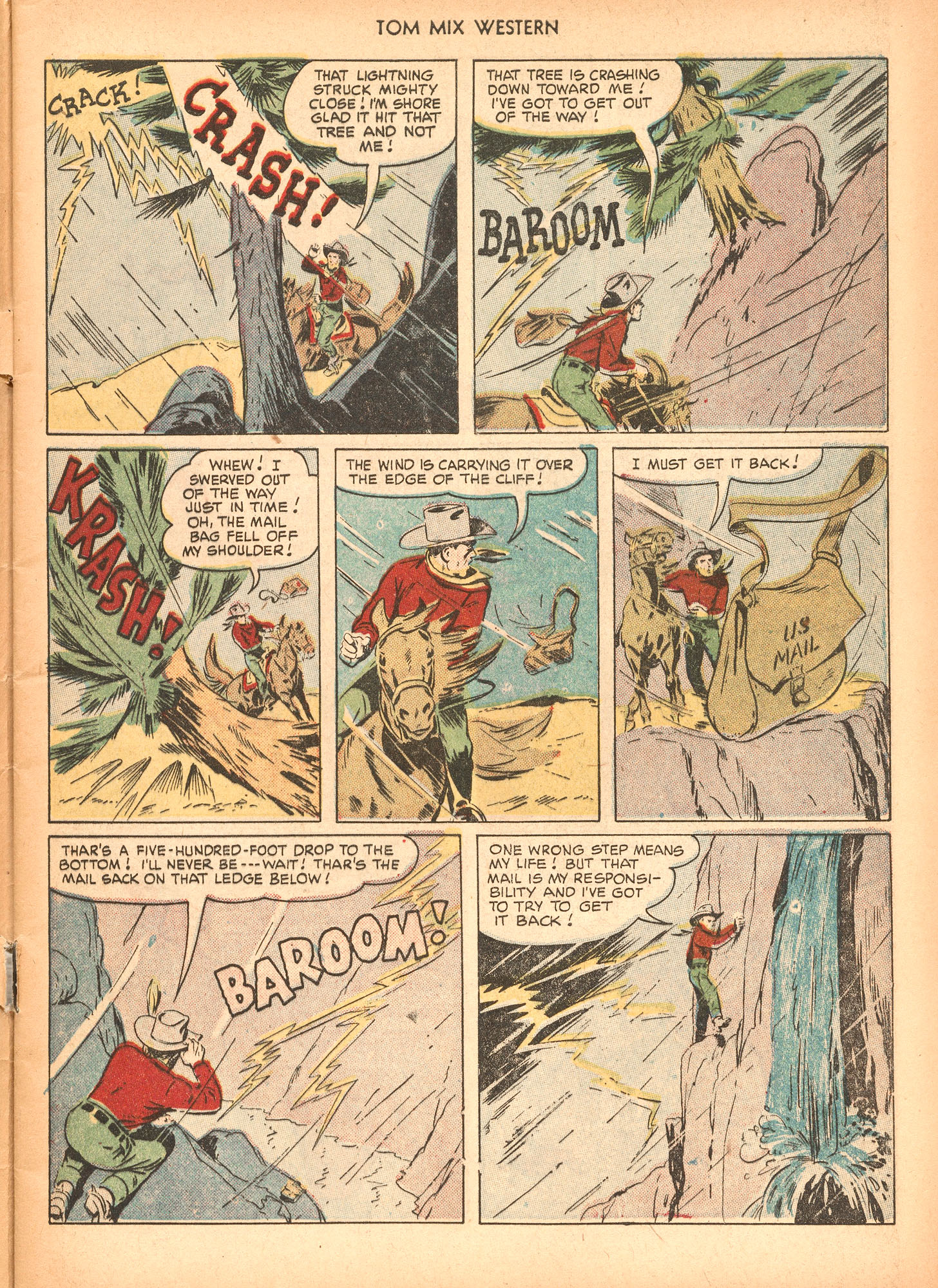 Read online Tom Mix Western (1948) comic -  Issue #40 - 5