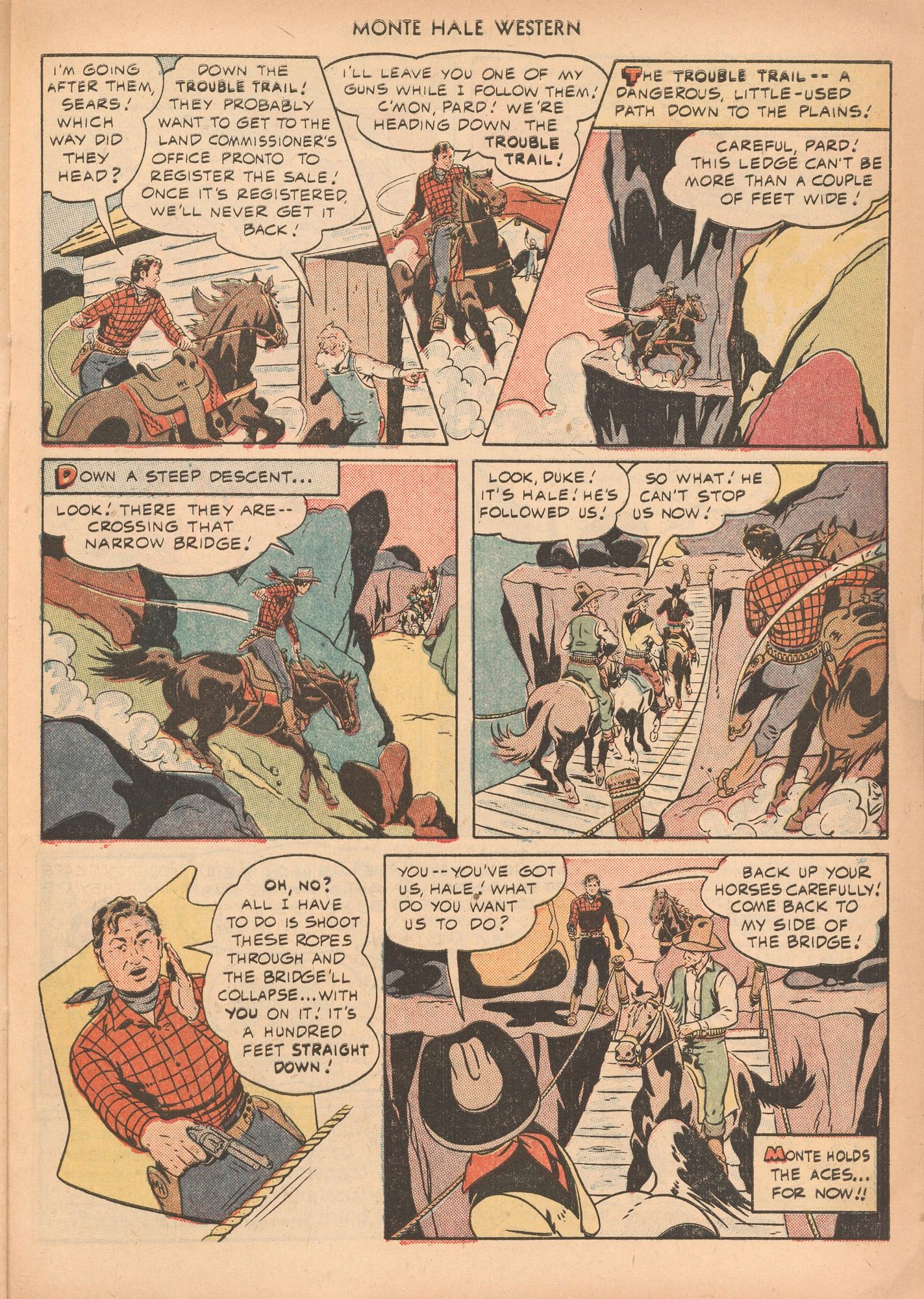 Read online Monte Hale Western comic -  Issue #43 - 31