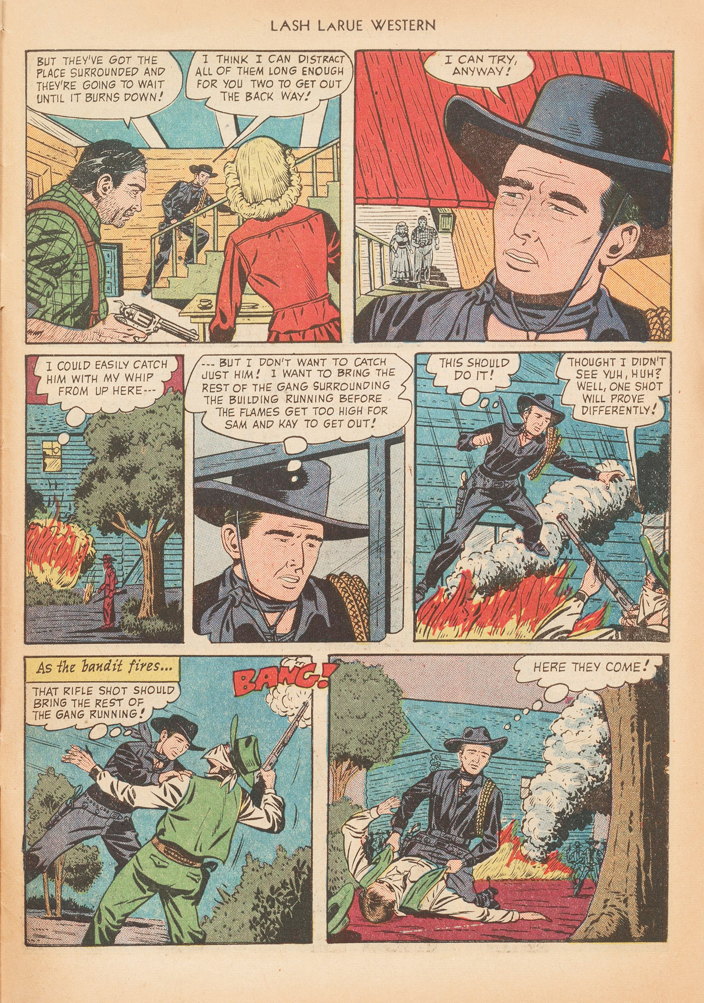 Read online Lash Larue Western (1949) comic -  Issue #10 - 47