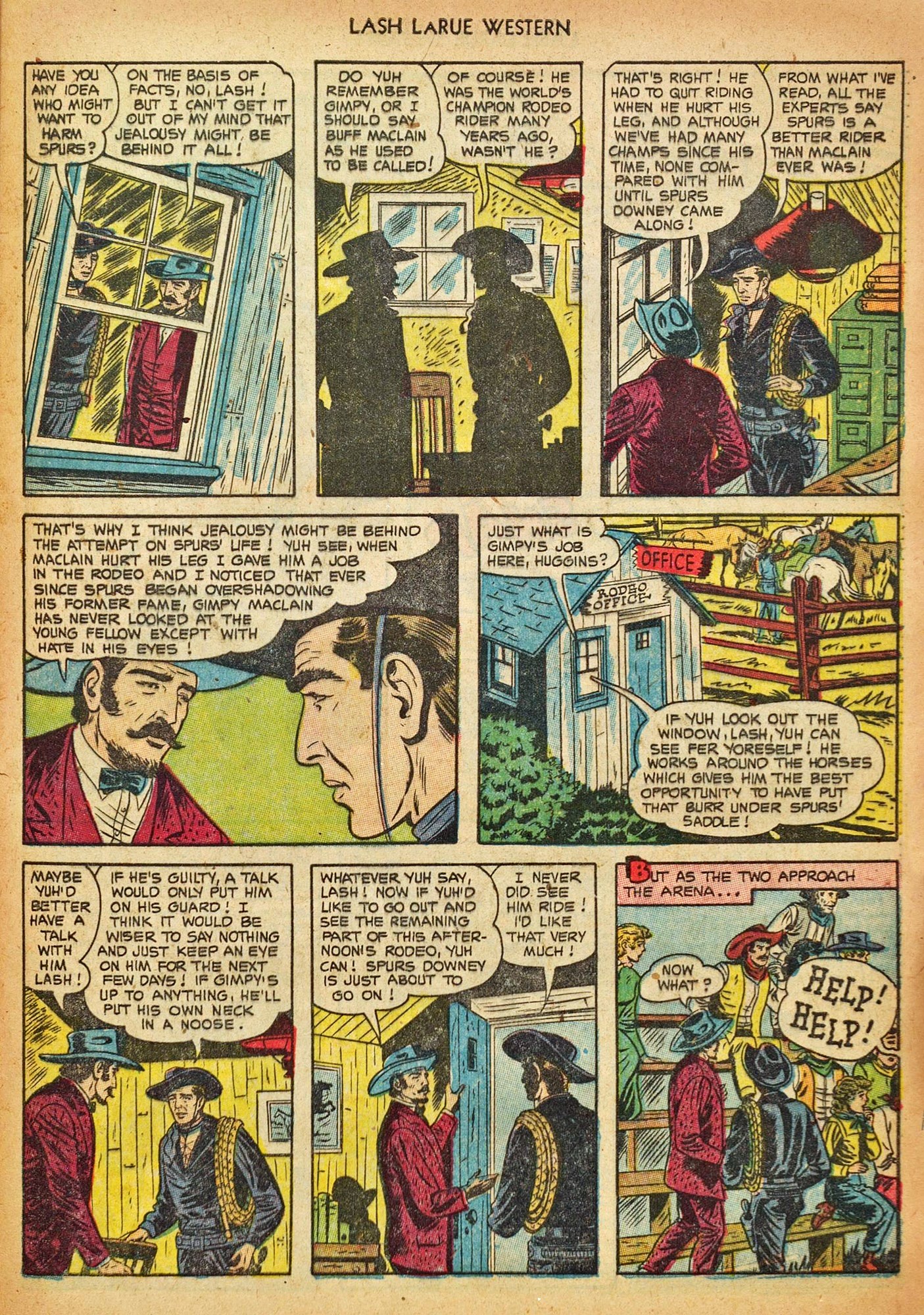 Read online Lash Larue Western (1949) comic -  Issue #44 - 29