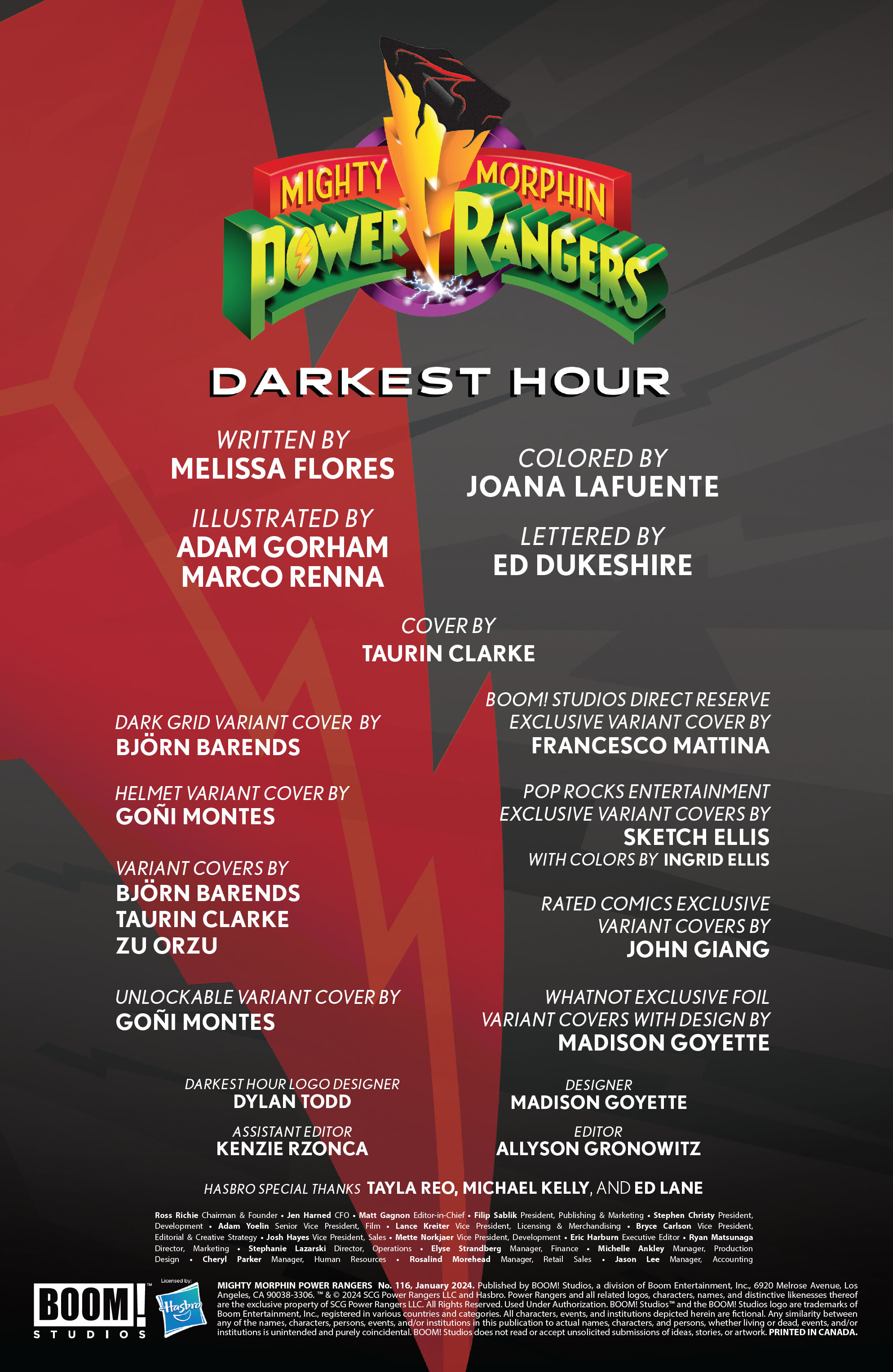 Read online Mighty Morphin Power Rangers comic -  Issue #116 - 2