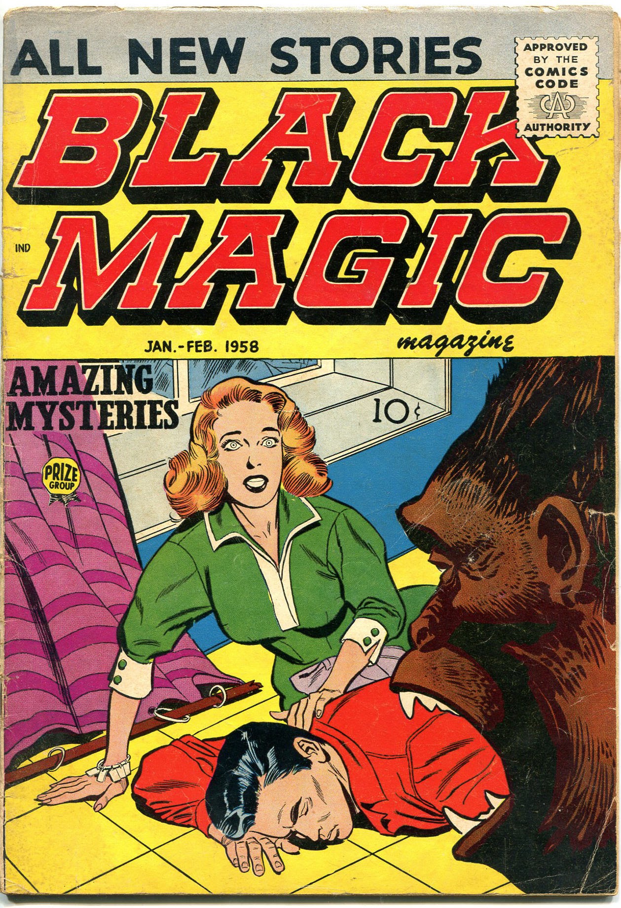 Read online Black Magic (1950) comic -  Issue #36 - 1