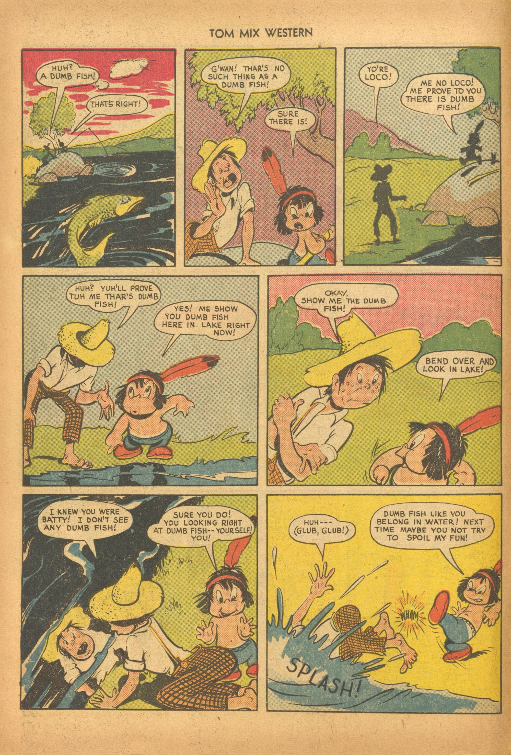 Read online Tom Mix Western (1948) comic -  Issue #28 - 14