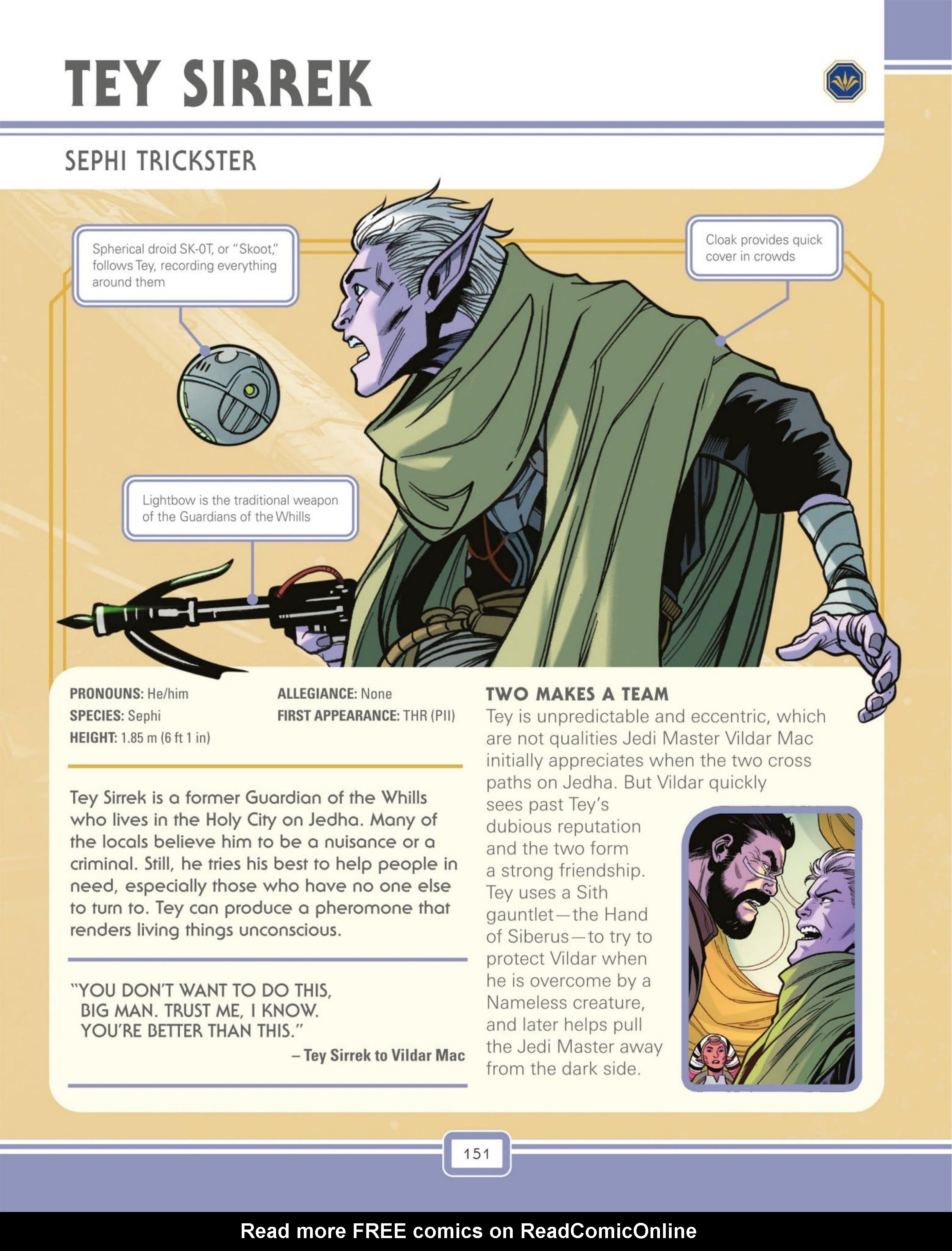 Read online Star Wars: The High Republic Character Encyclopedia comic -  Issue # TPB (Part 2) - 54