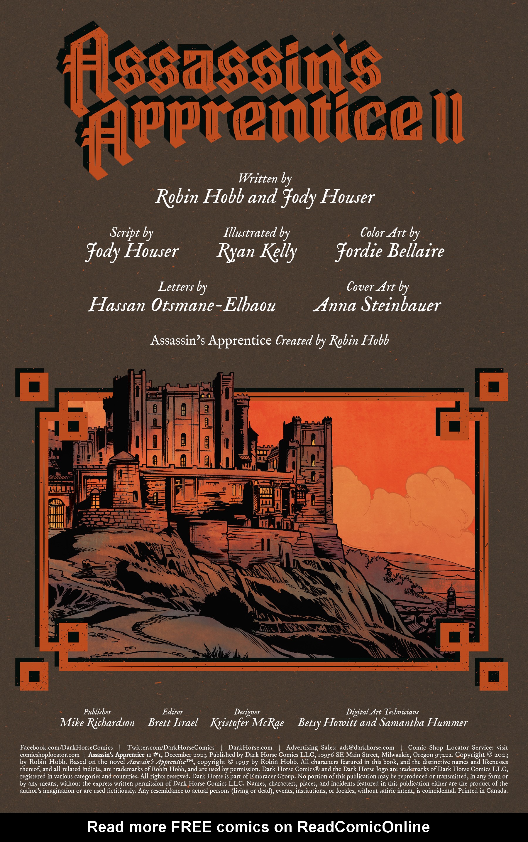 Read online Assassin's Apprentice II comic -  Issue #1 - 2