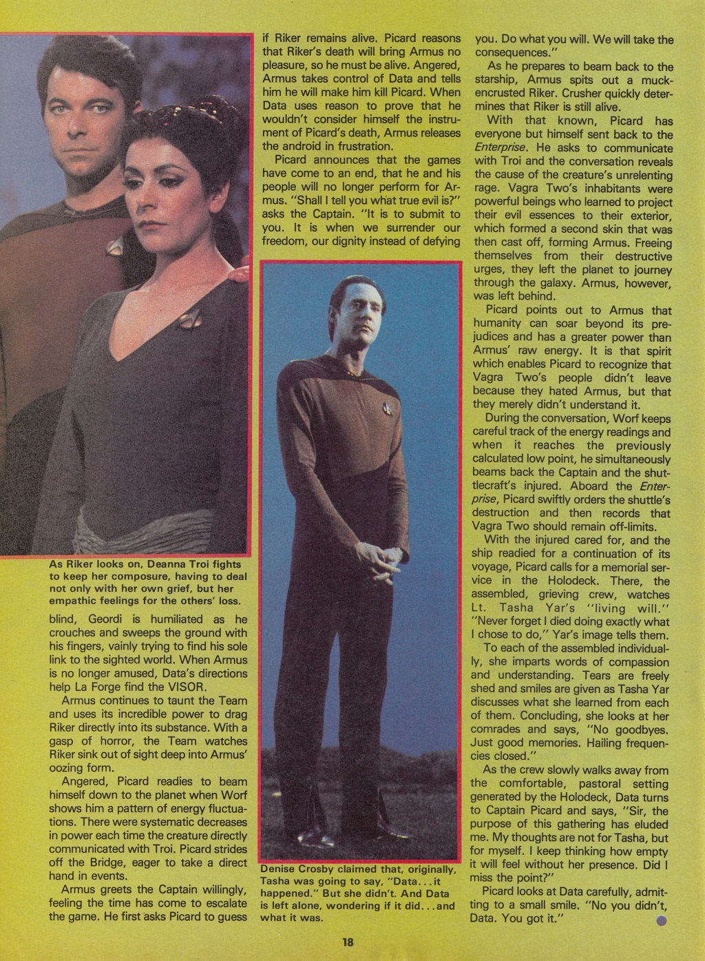 Read online Star Trek The Next Generation (1990) comic -  Issue #8 - 18