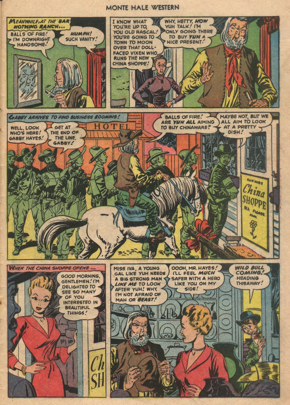 Read online Monte Hale Western comic -  Issue #77 - 25