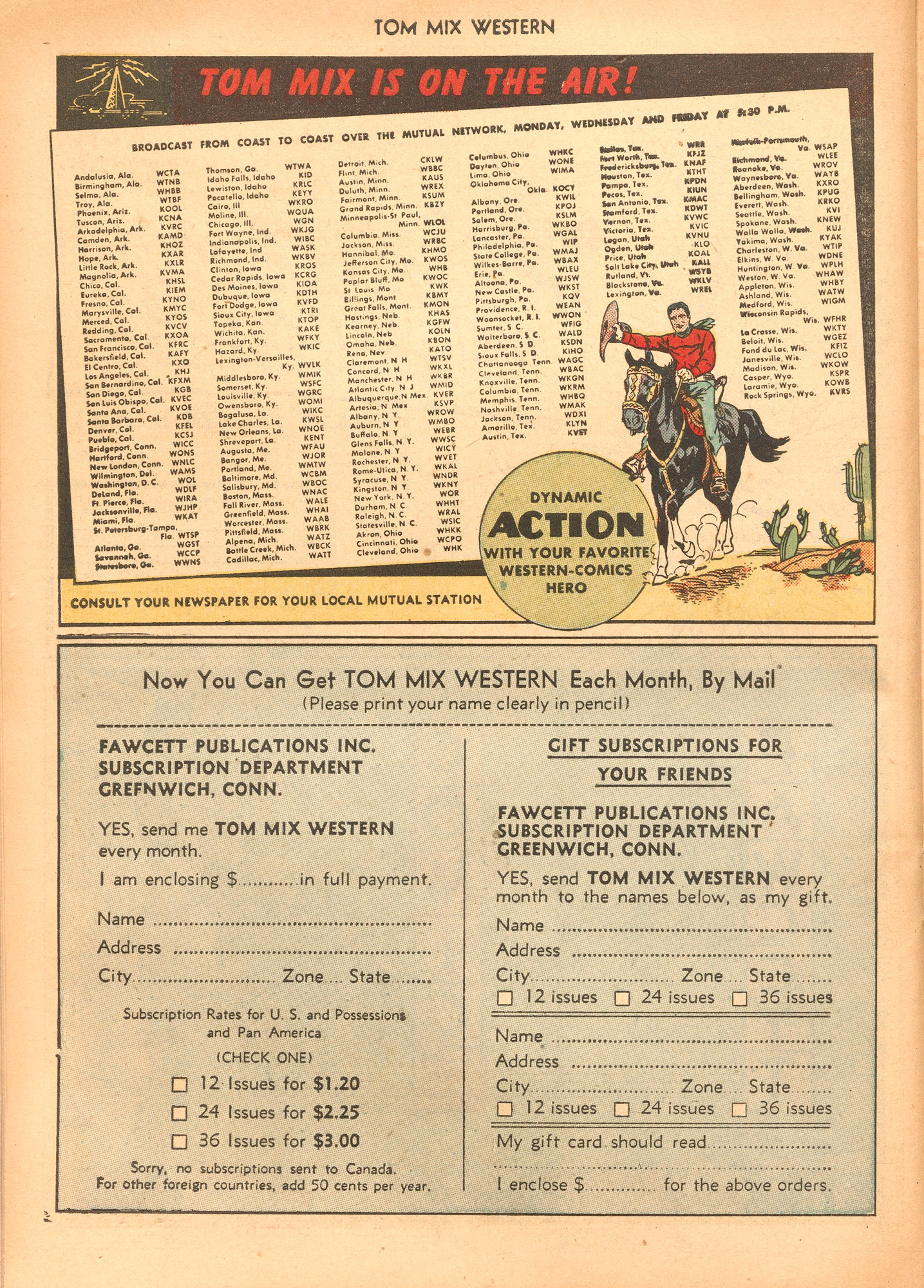Read online Tom Mix Western (1948) comic -  Issue #36 - 34