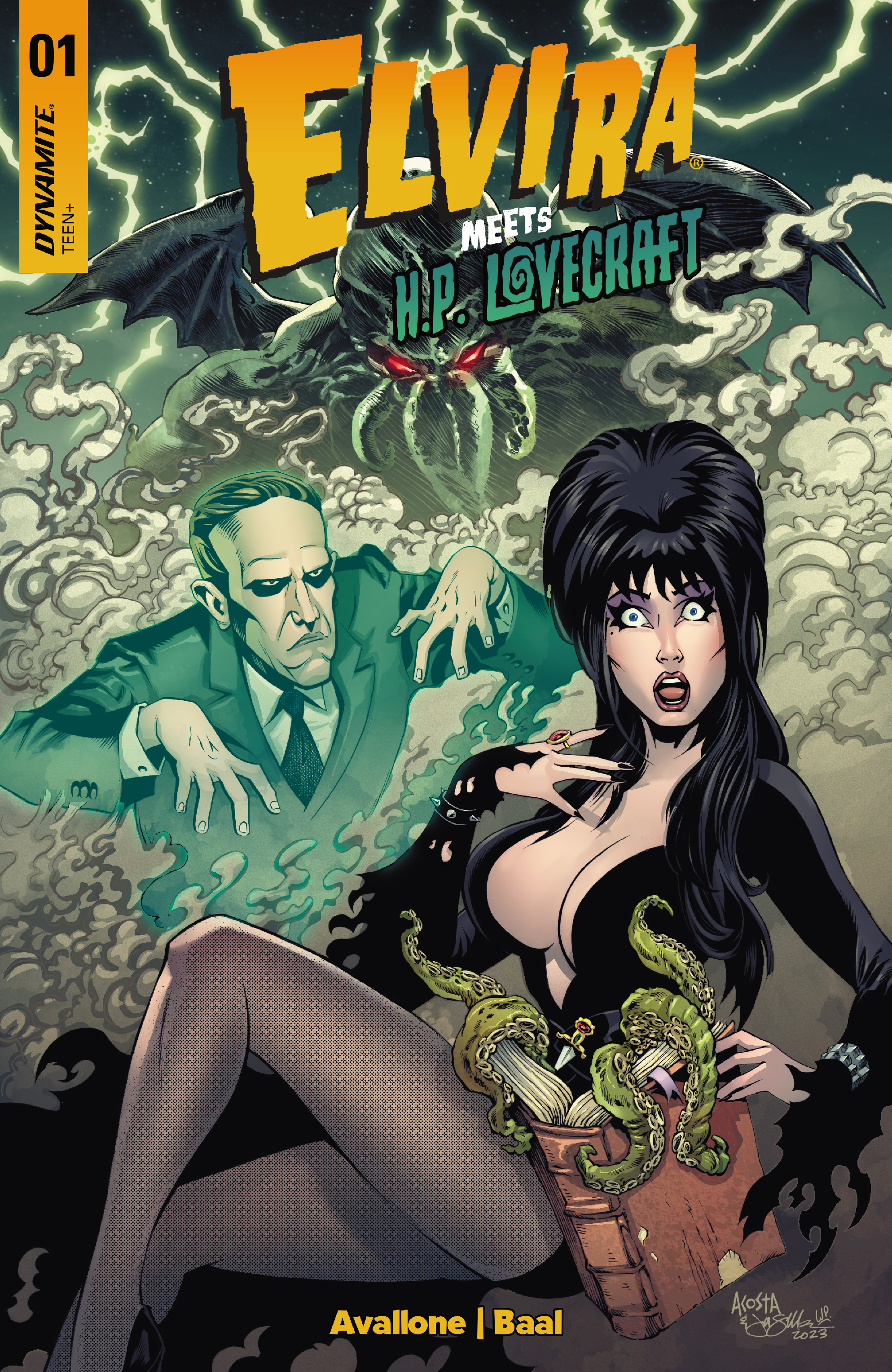 Read online Elvira Meets H.P. Lovecraft comic -  Issue #1 - 1