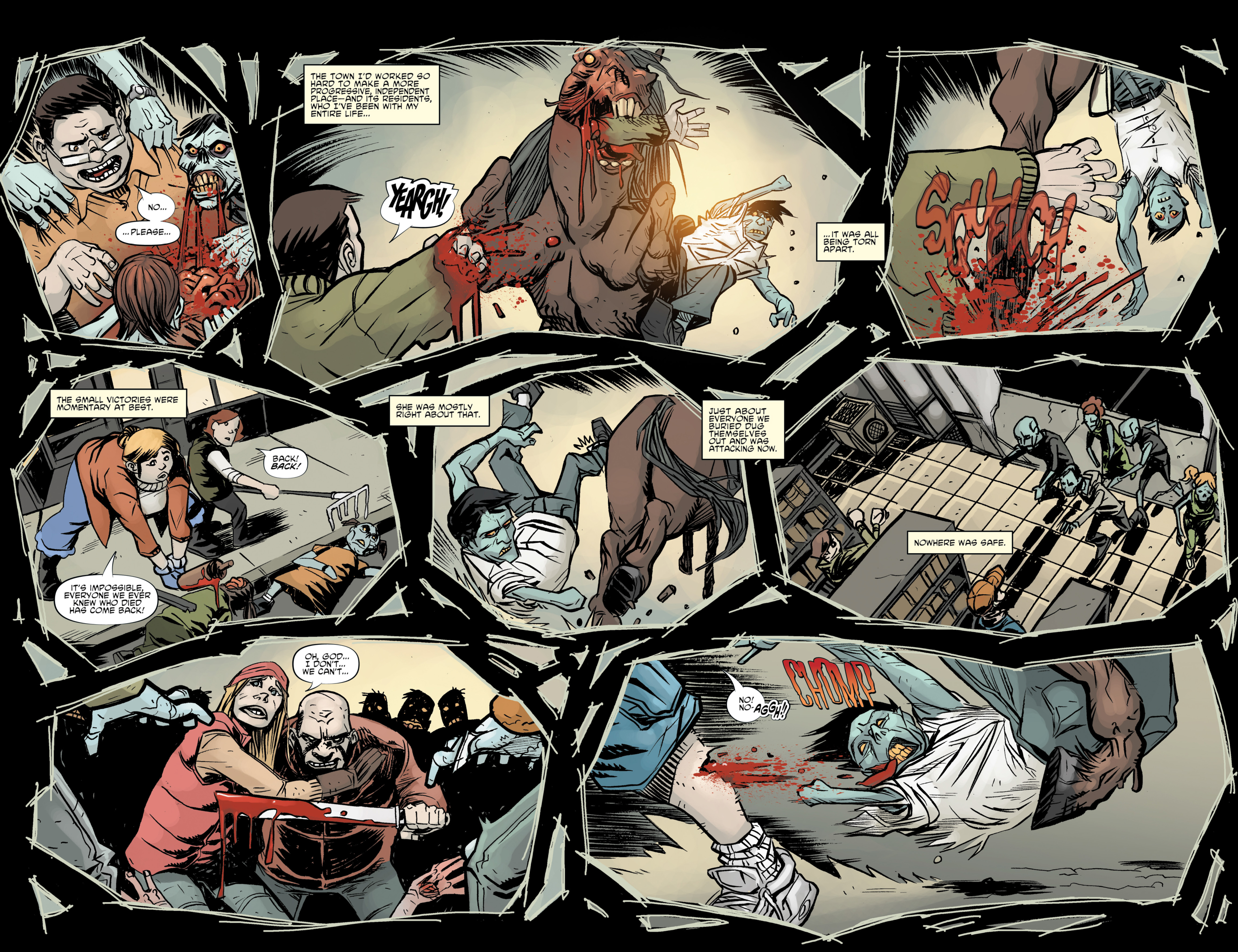 Read online The Colonized: Zombies vs. Aliens comic -  Issue # TPB - 49