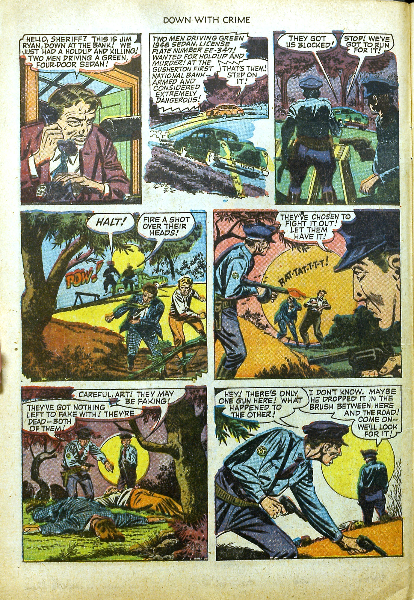 Read online Down With Crime comic -  Issue #3 - 4