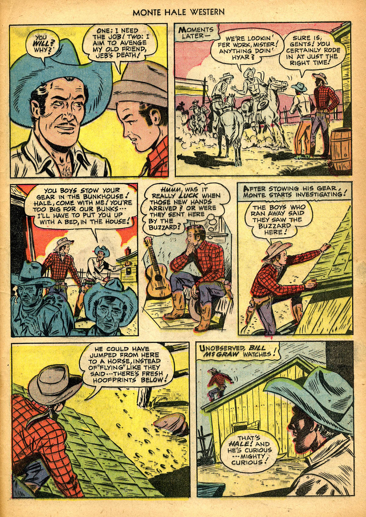 Read online Monte Hale Western comic -  Issue #44 - 46