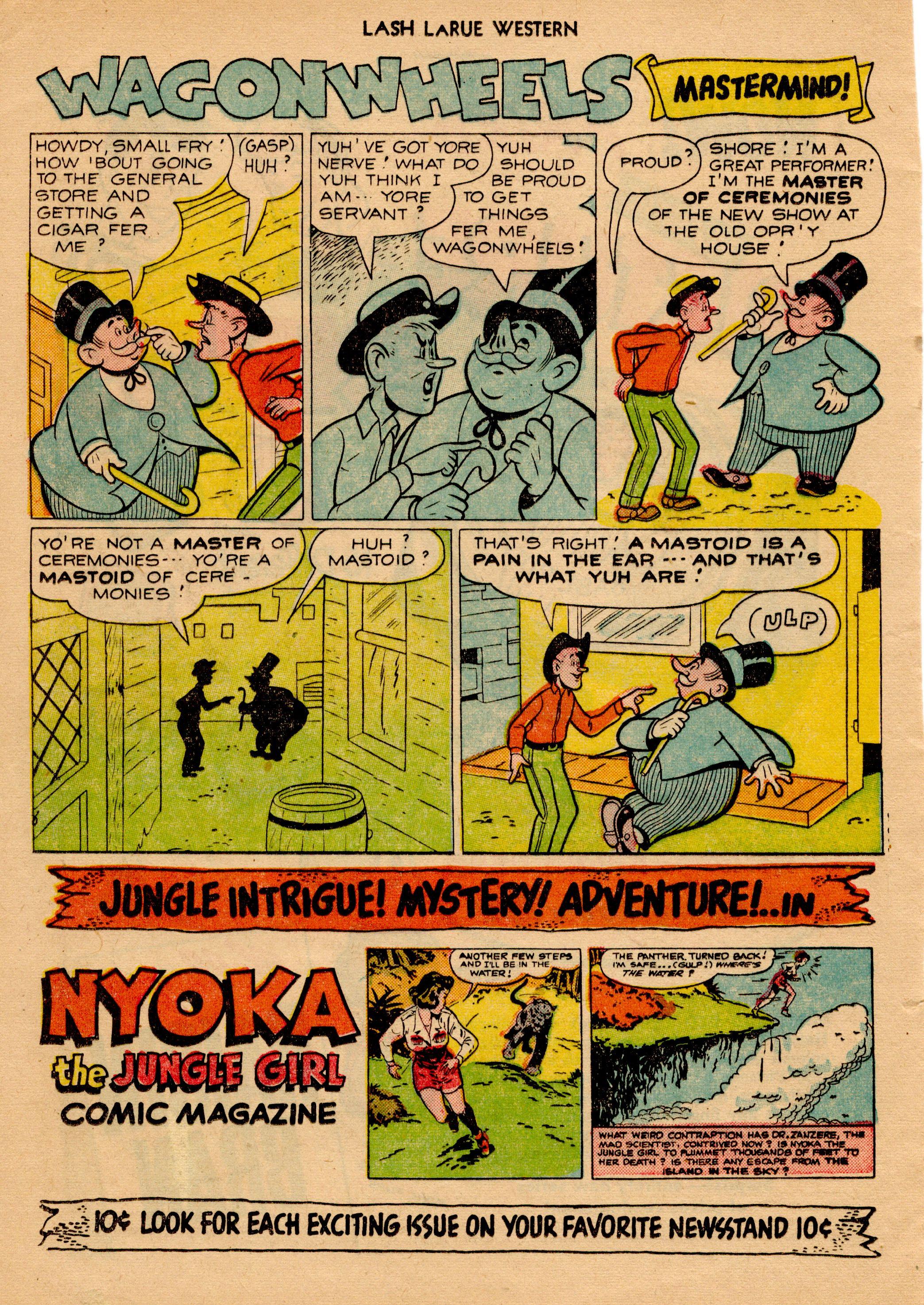 Read online Lash Larue Western (1949) comic -  Issue #18 - 11