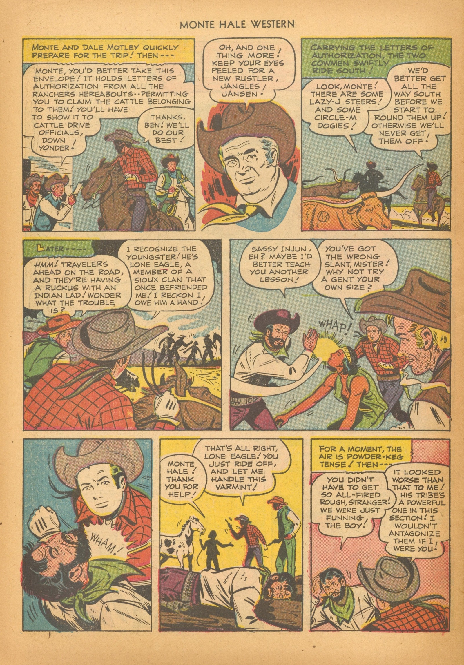 Read online Monte Hale Western comic -  Issue #74 - 30