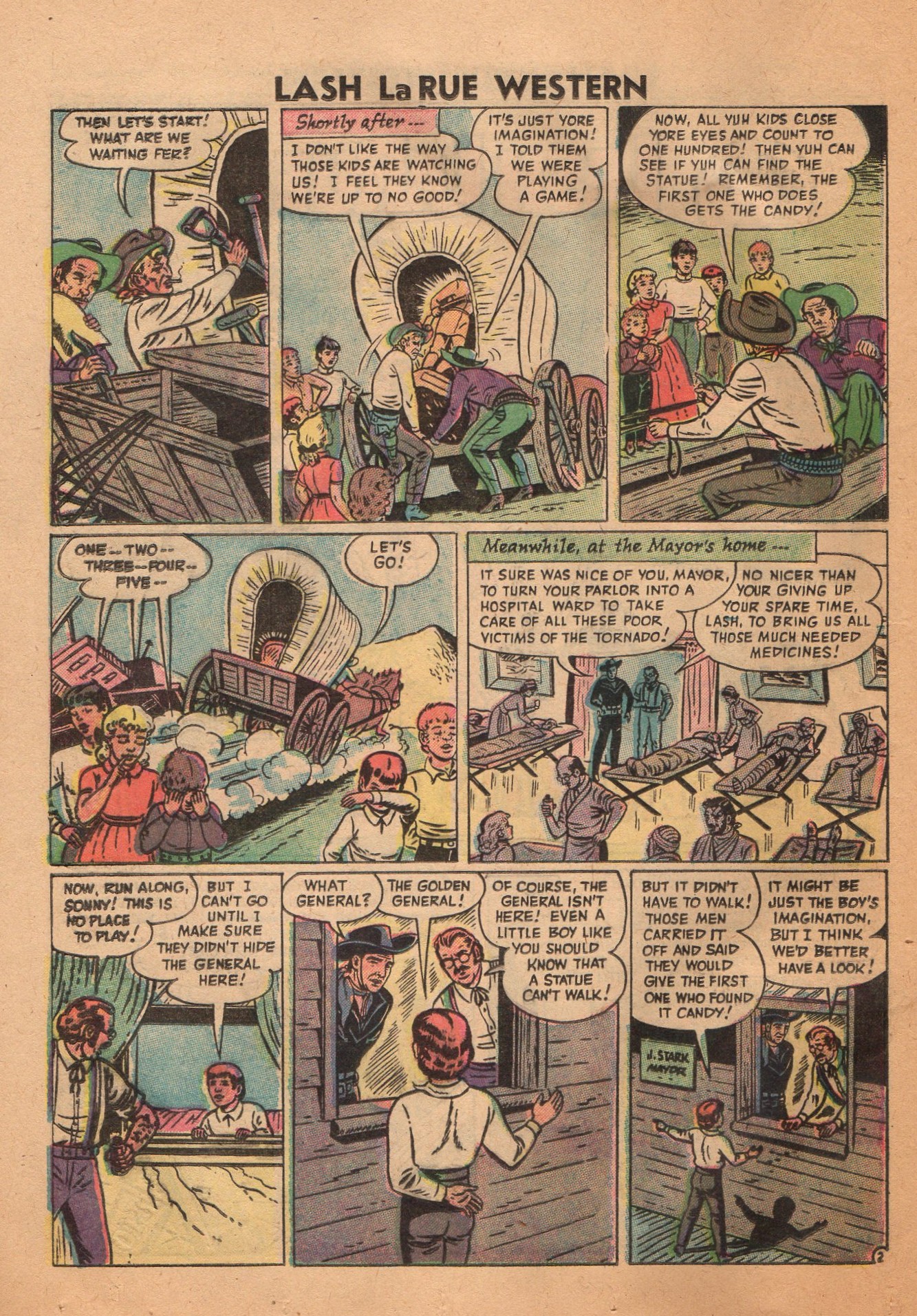 Read online Lash Larue Western (1949) comic -  Issue #62 - 20