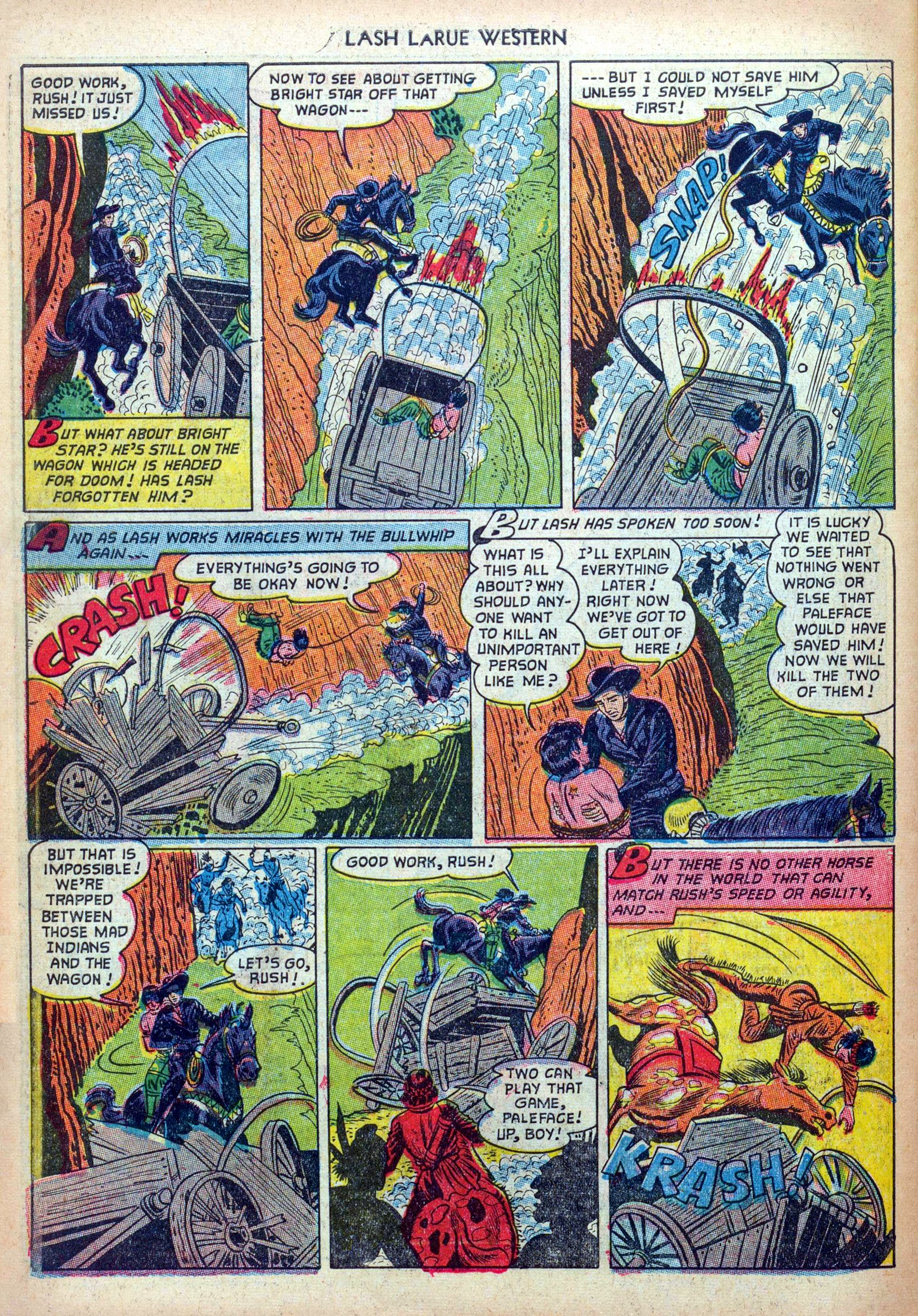 Read online Lash Larue Western (1949) comic -  Issue #33 - 30