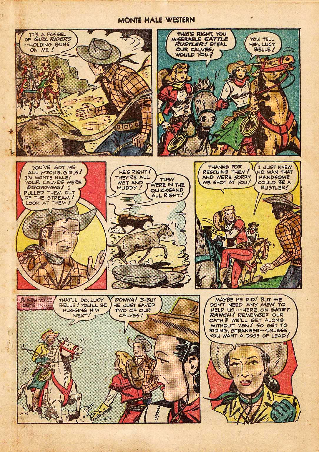 Read online Monte Hale Western comic -  Issue #38 - 26