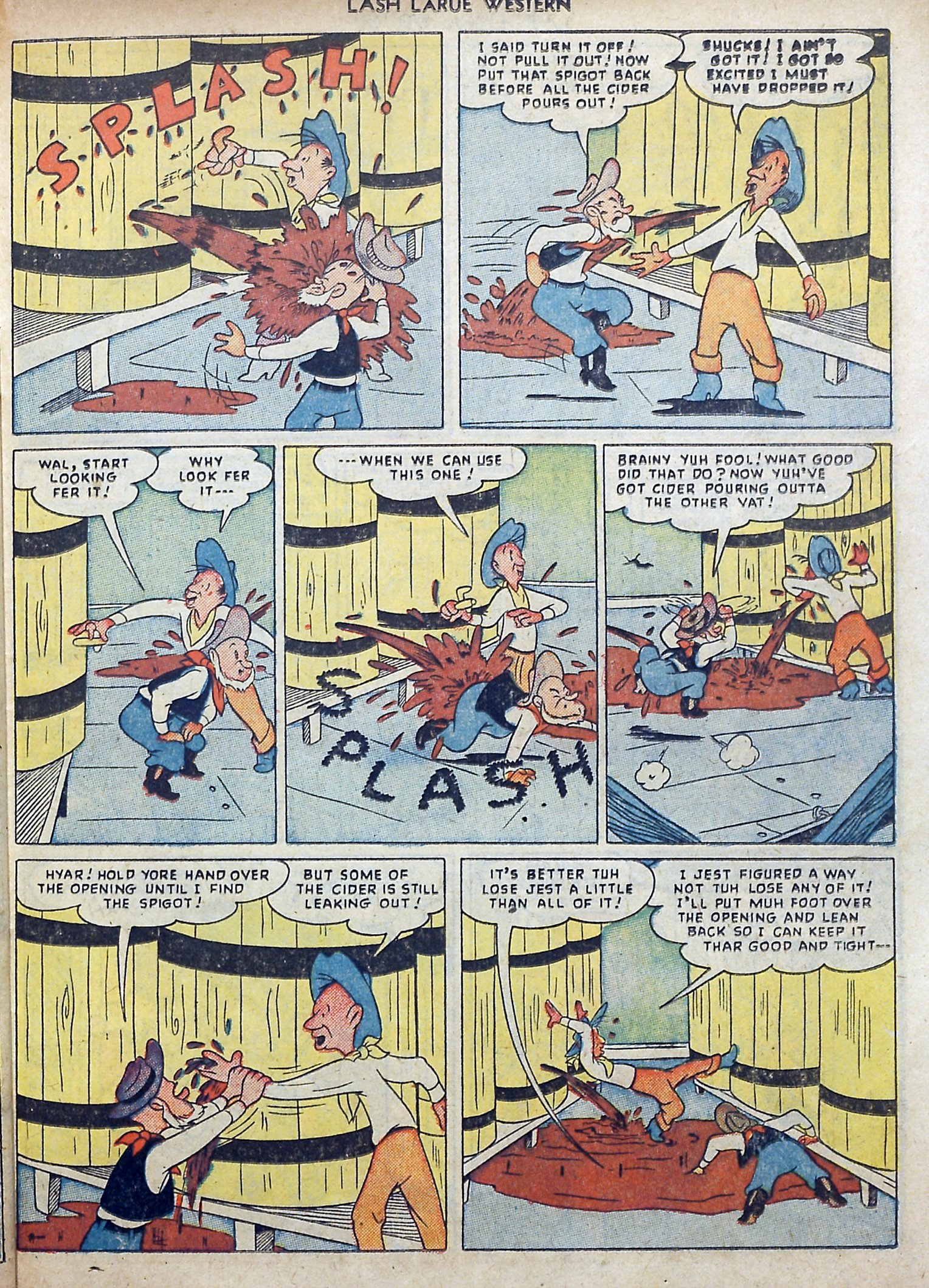 Read online Lash Larue Western (1949) comic -  Issue #3 - 23