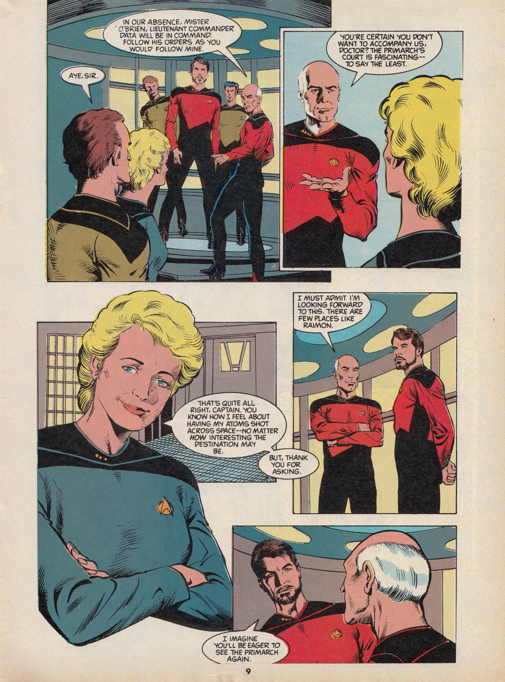 Read online Star Trek The Next Generation (1990) comic -  Issue #8 - 9