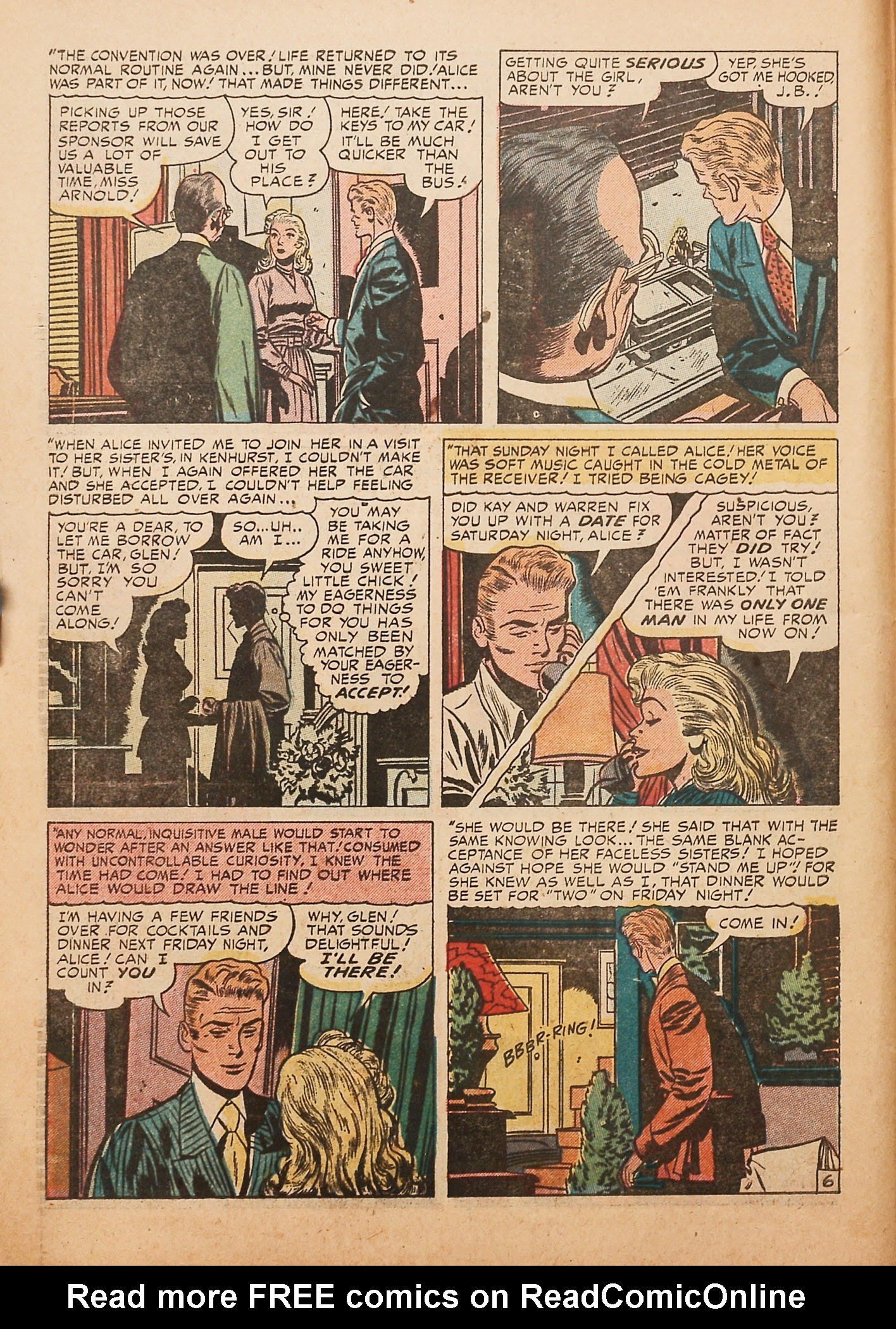 Read online Young Love (1949) comic -  Issue #22 - 20