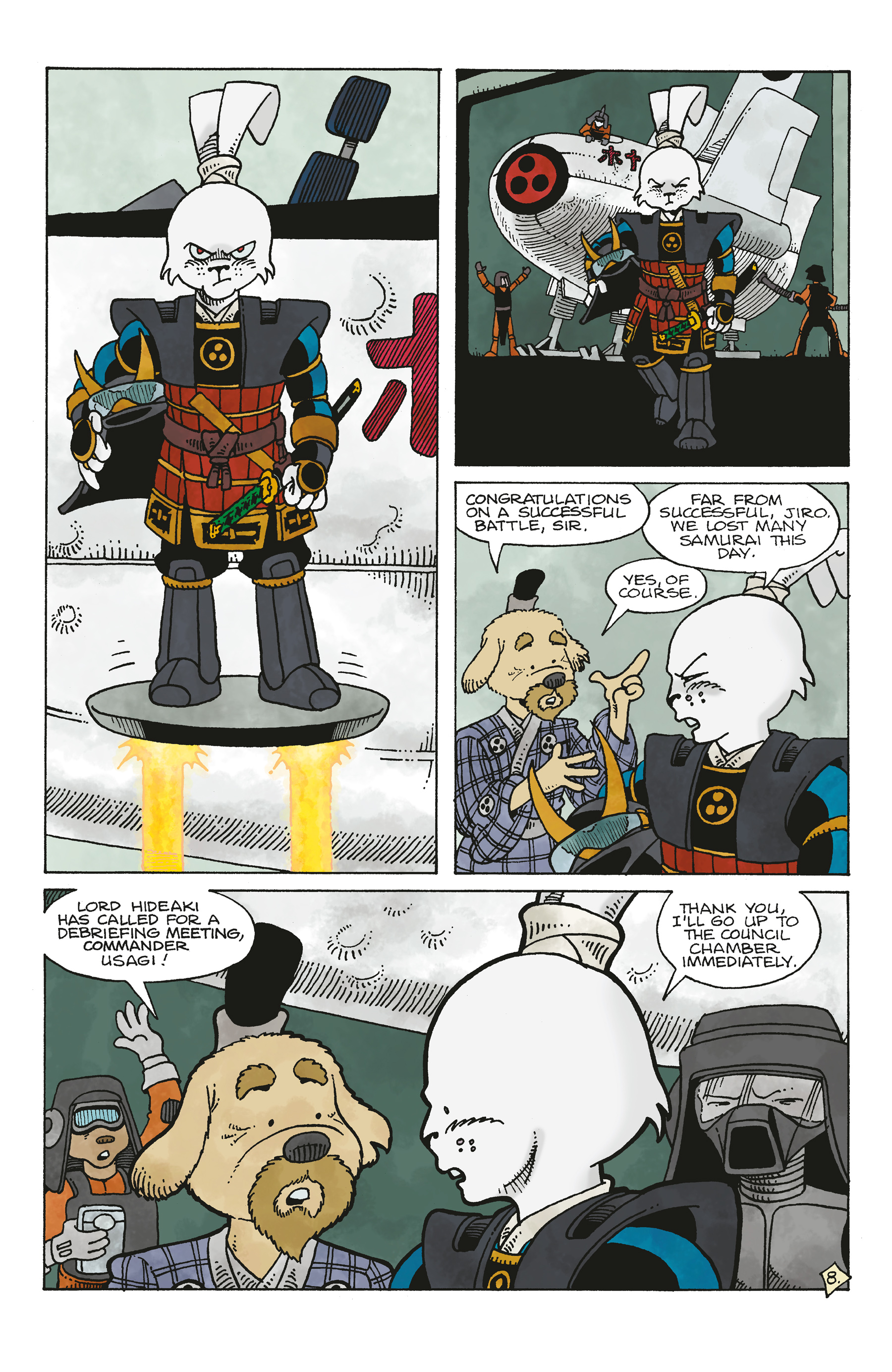 Read online Space Usagi: Death and Honor comic -  Issue #1 - 9